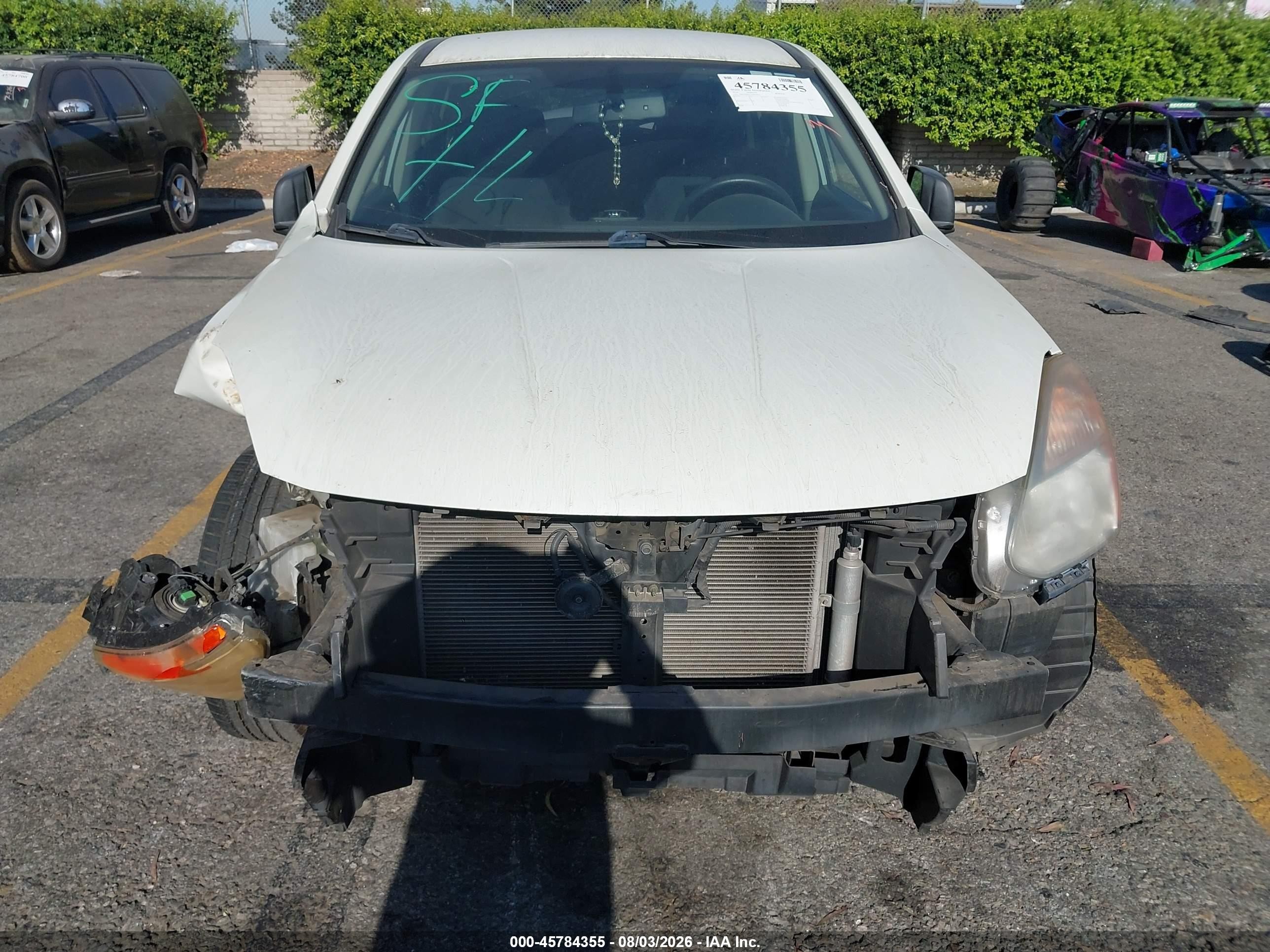 2010 Nissan Rogue S White vin: JN8AS5MT2AW014923