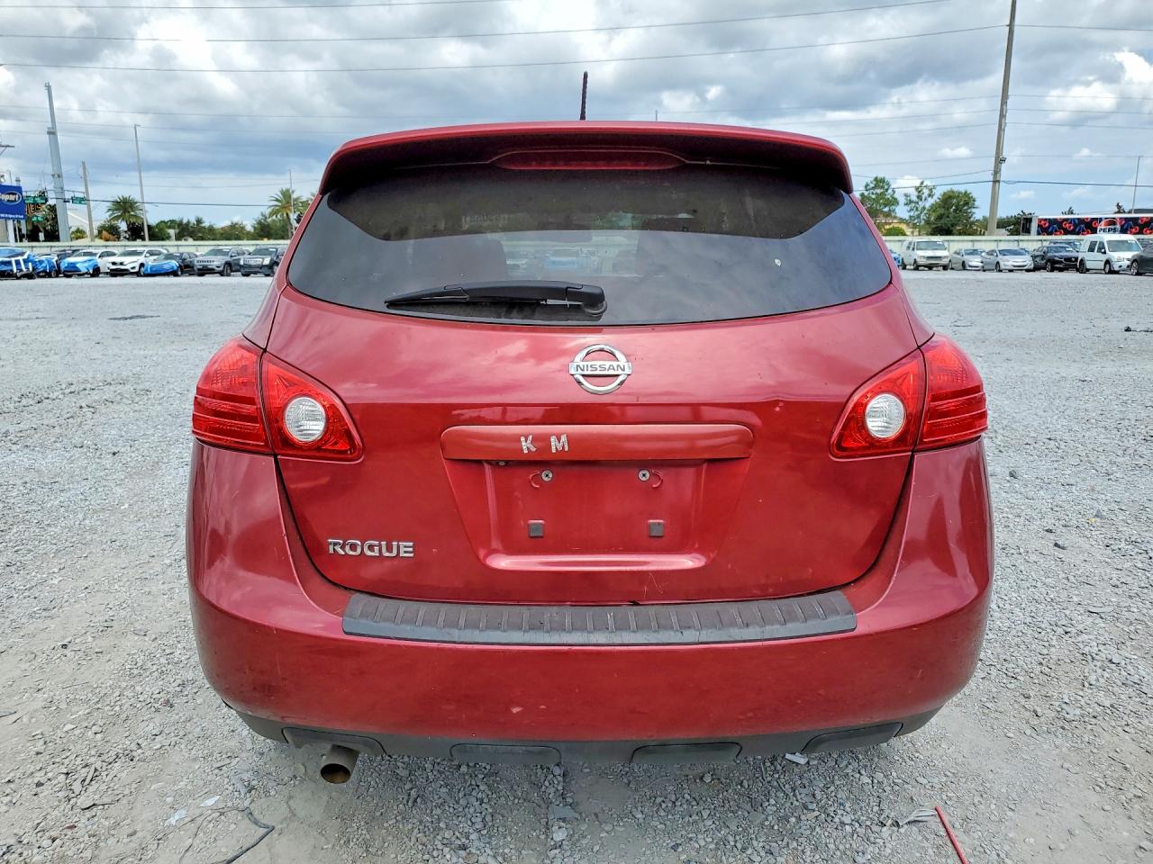 2010 Nissan Rogue Sl Красный vin: JN8AS5MT2AW022021