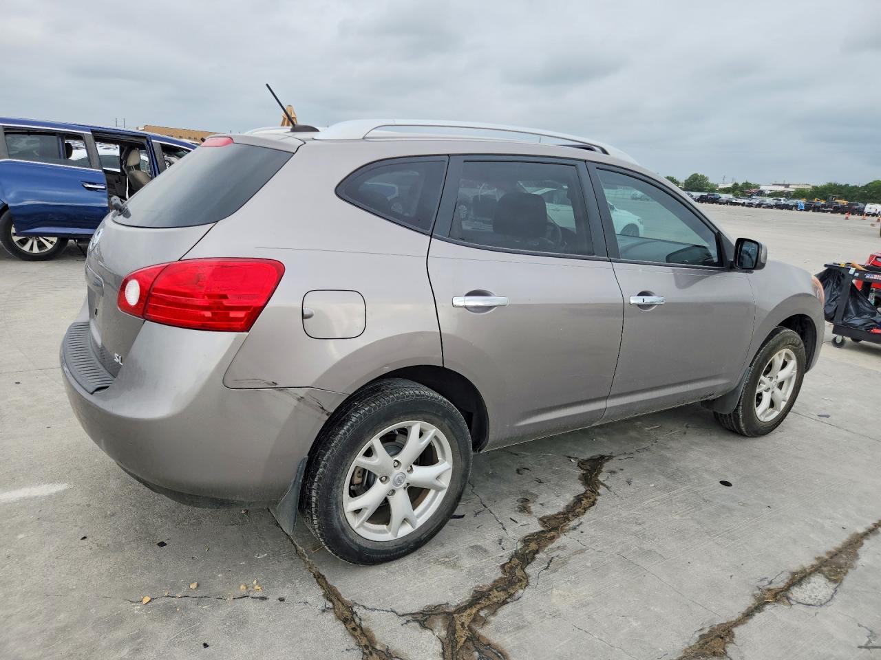 2010 Nissan Rogue Sl Серый vin: JN8AS5MT2AW025582