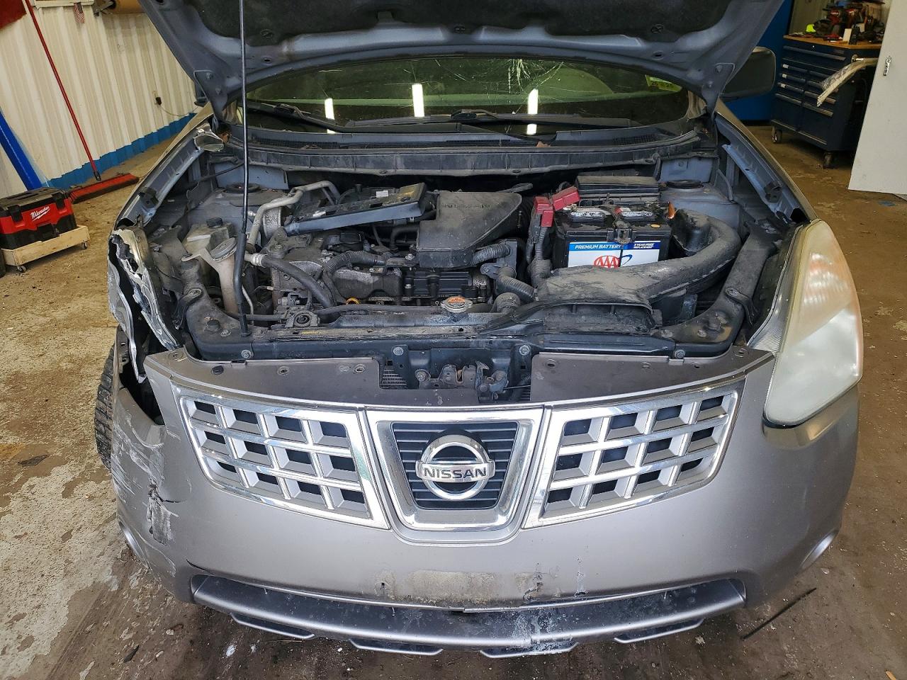 2010 Nissan Rogue Sl Gray vin: JN8AS5MT2AW030829