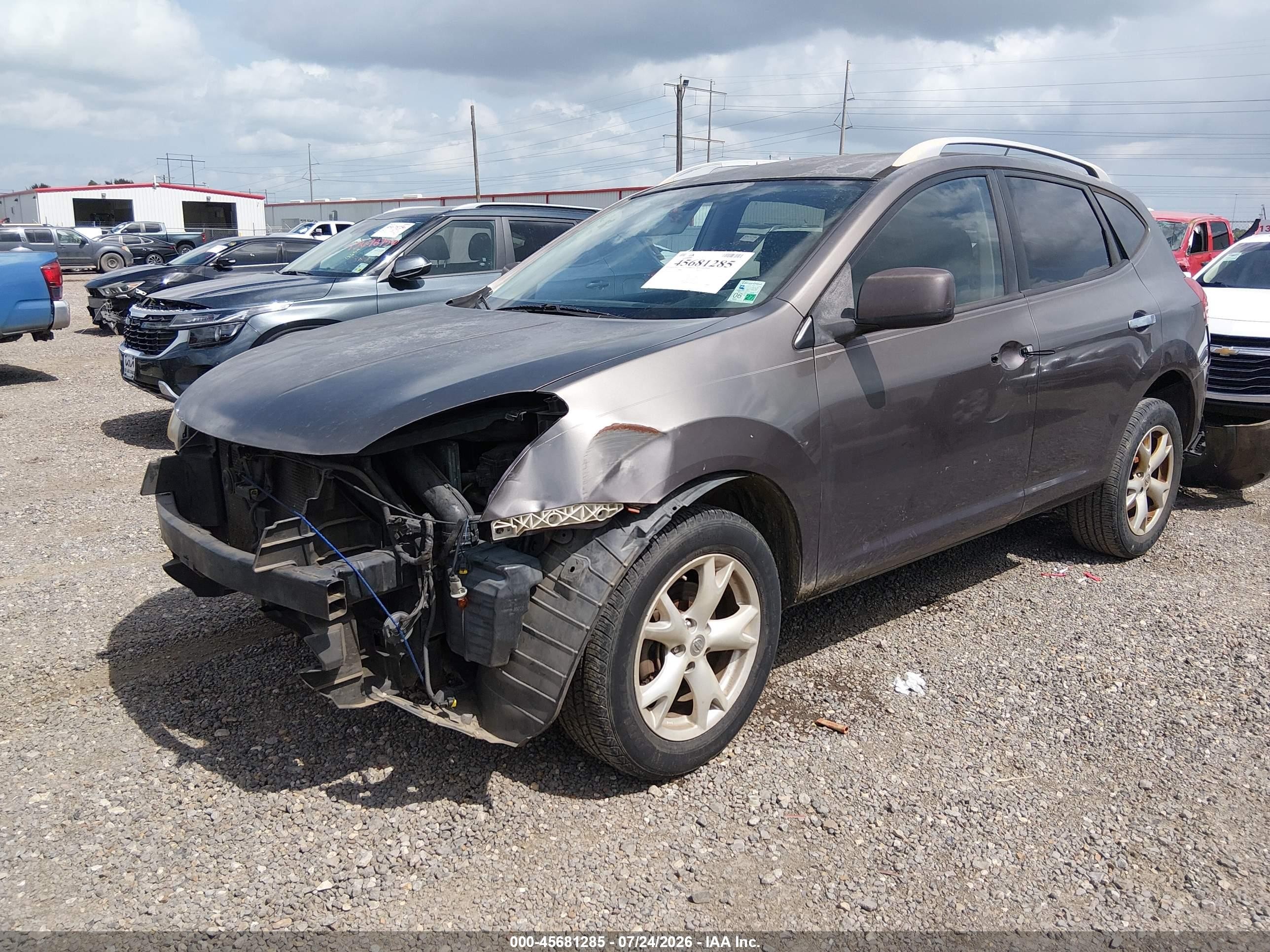 2010 Nissan Rogue Sl Gray vin: JN8AS5MT2AW502558