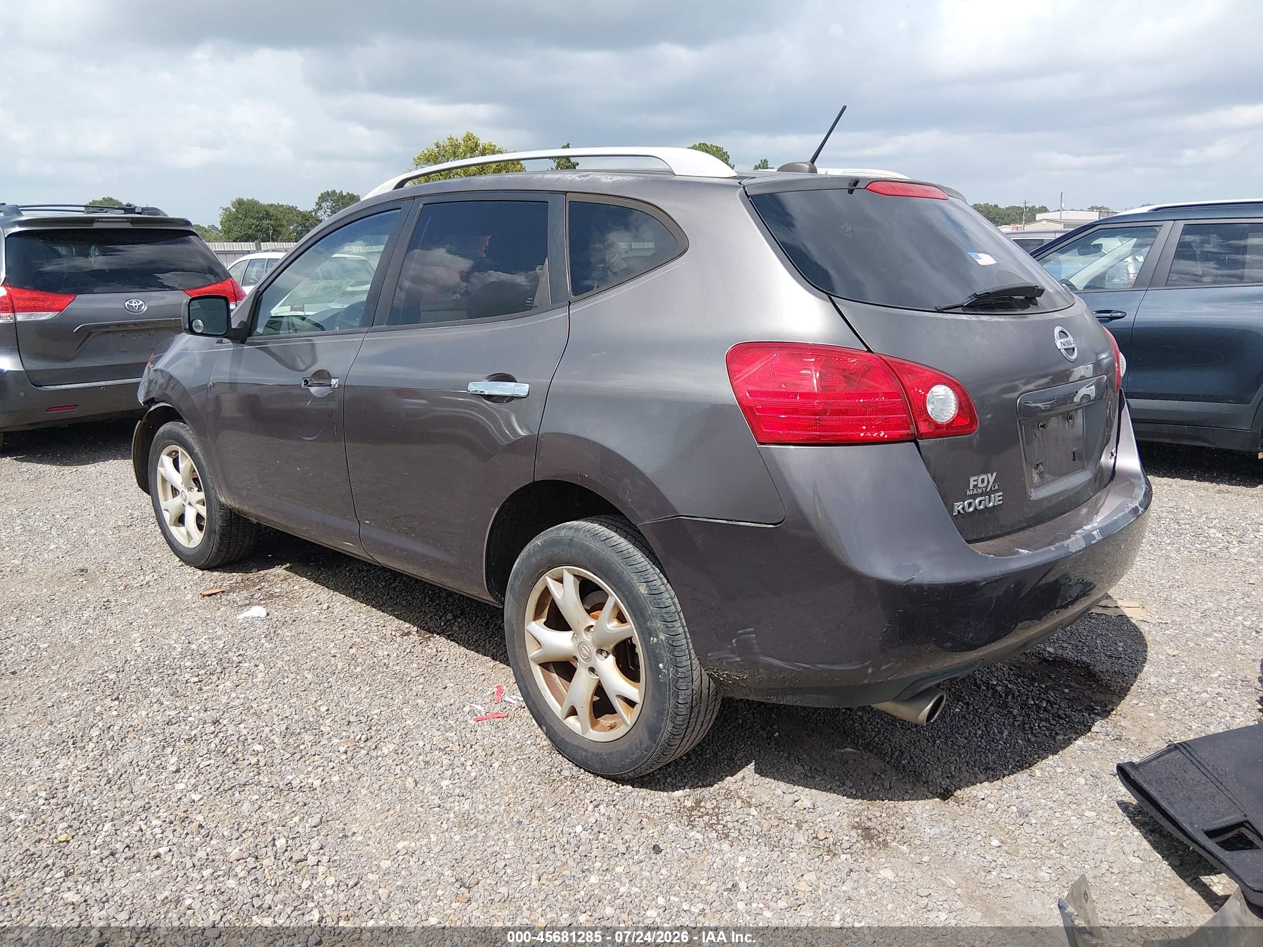 2010 Nissan Rogue Sl Gray vin: JN8AS5MT2AW502558