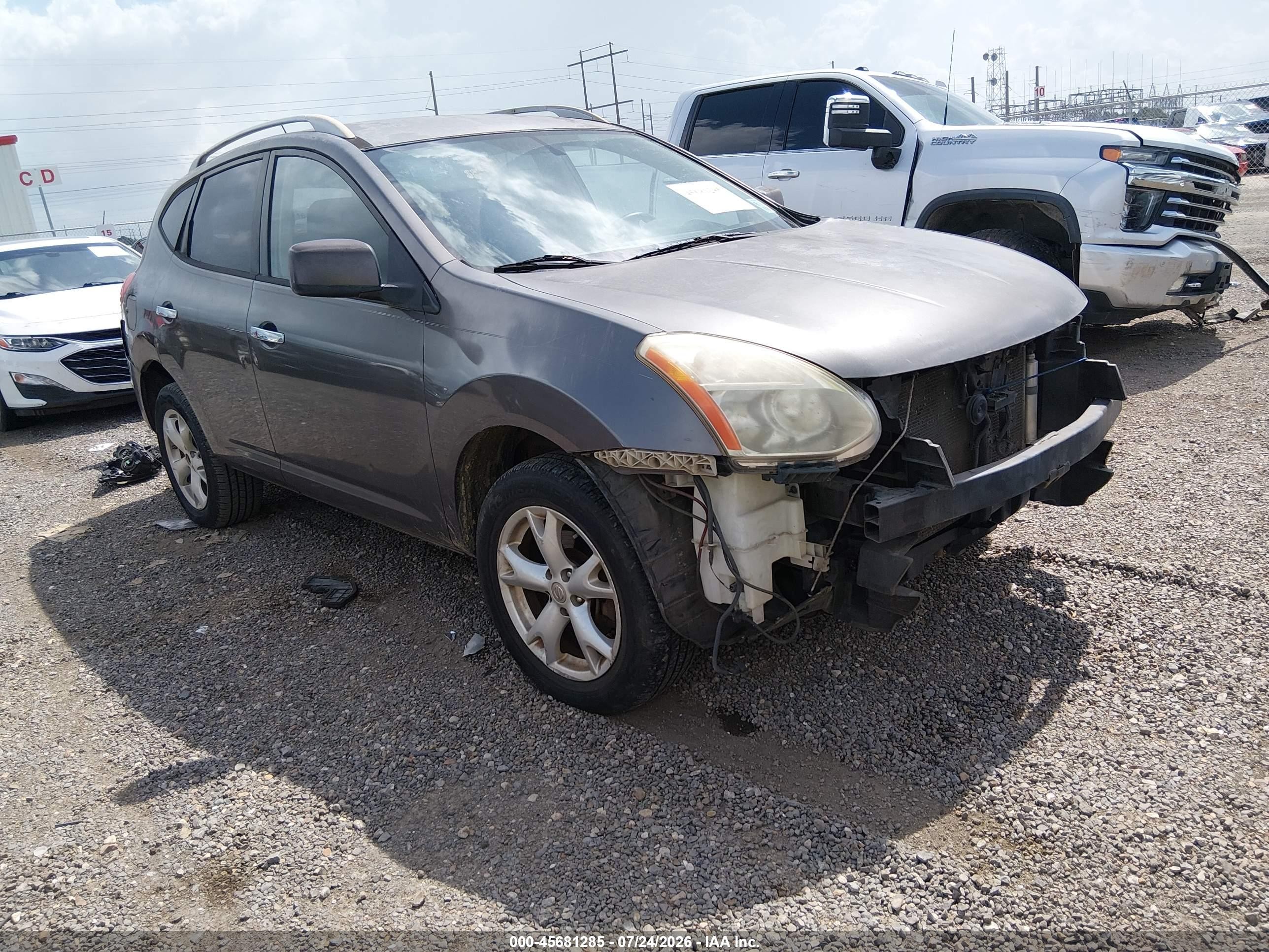 2010 Nissan Rogue Sl Gray vin: JN8AS5MT2AW502558