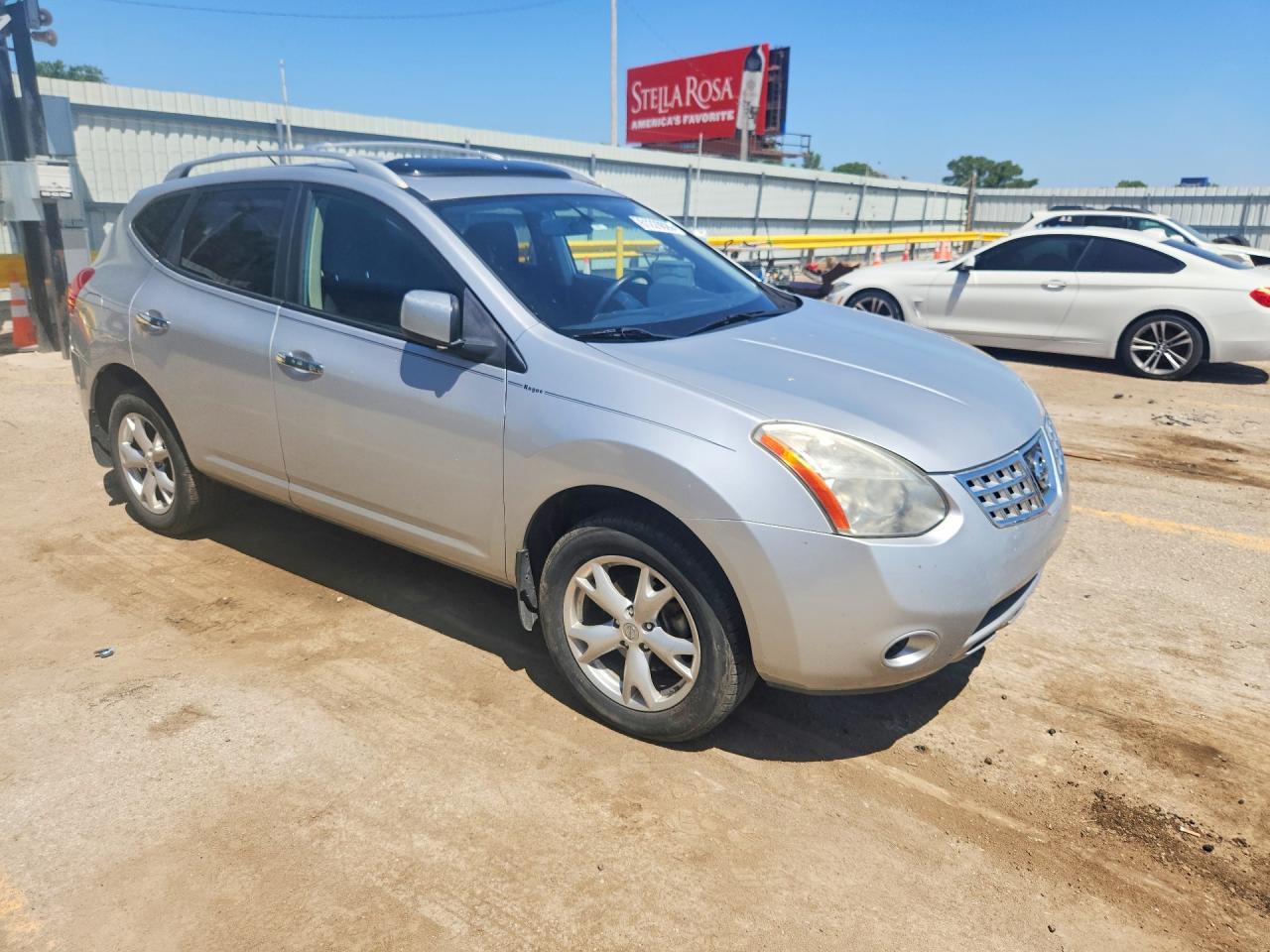 2010 Nissan Rogue Sl Серебряный vin: JN8AS5MT2AW502947