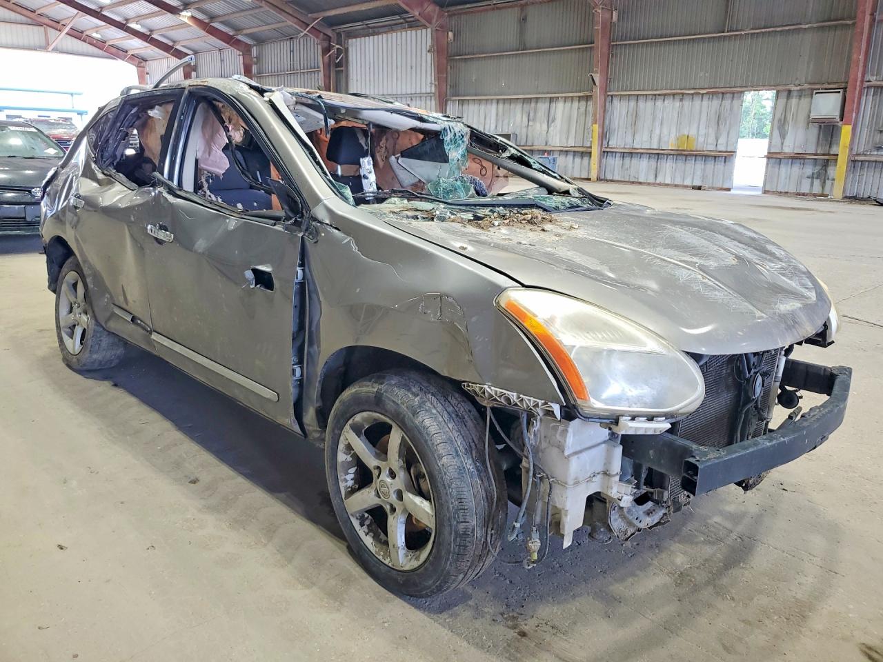 2011 Nissan Rogue S Gray vin: JN8AS5MT2BW158201