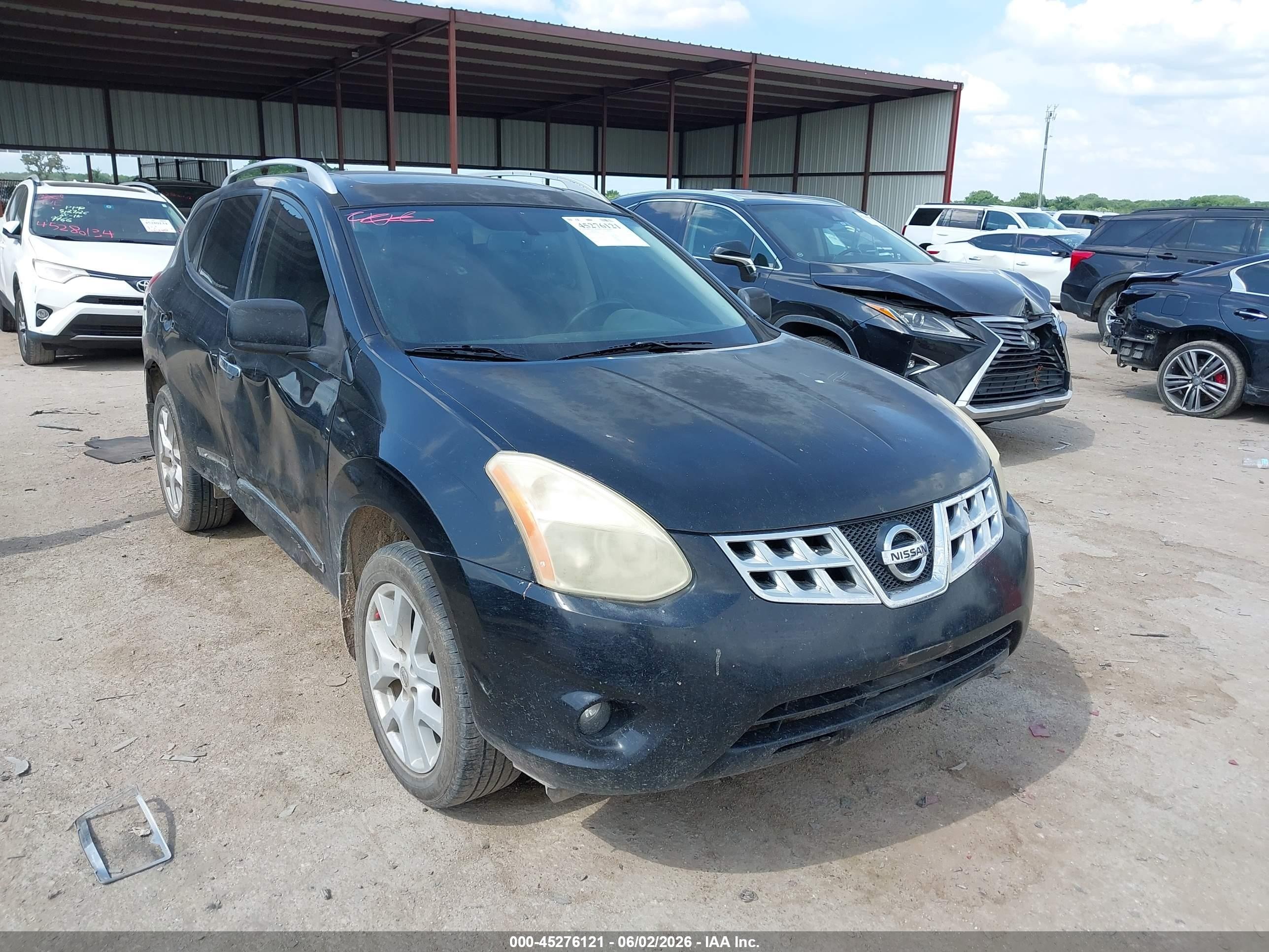 2011 Nissan Rogue Sv Black vin: JN8AS5MT2BW158439