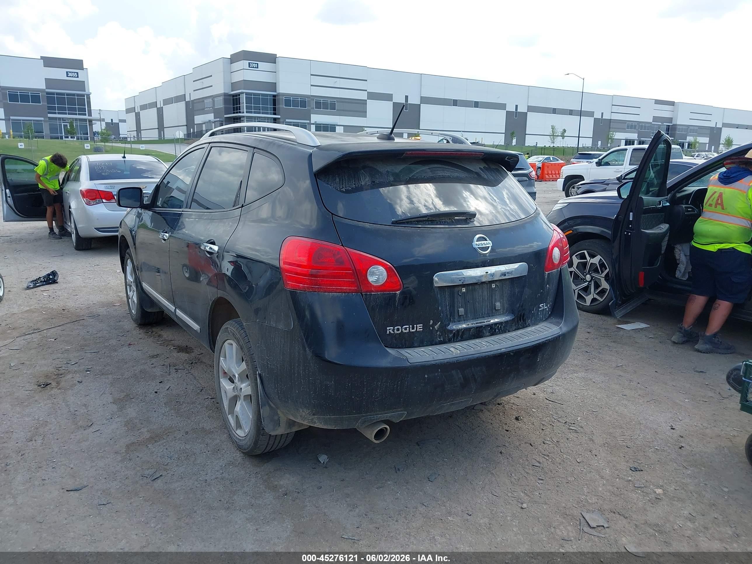 2011 Nissan Rogue Sv Черный vin: JN8AS5MT2BW158439
