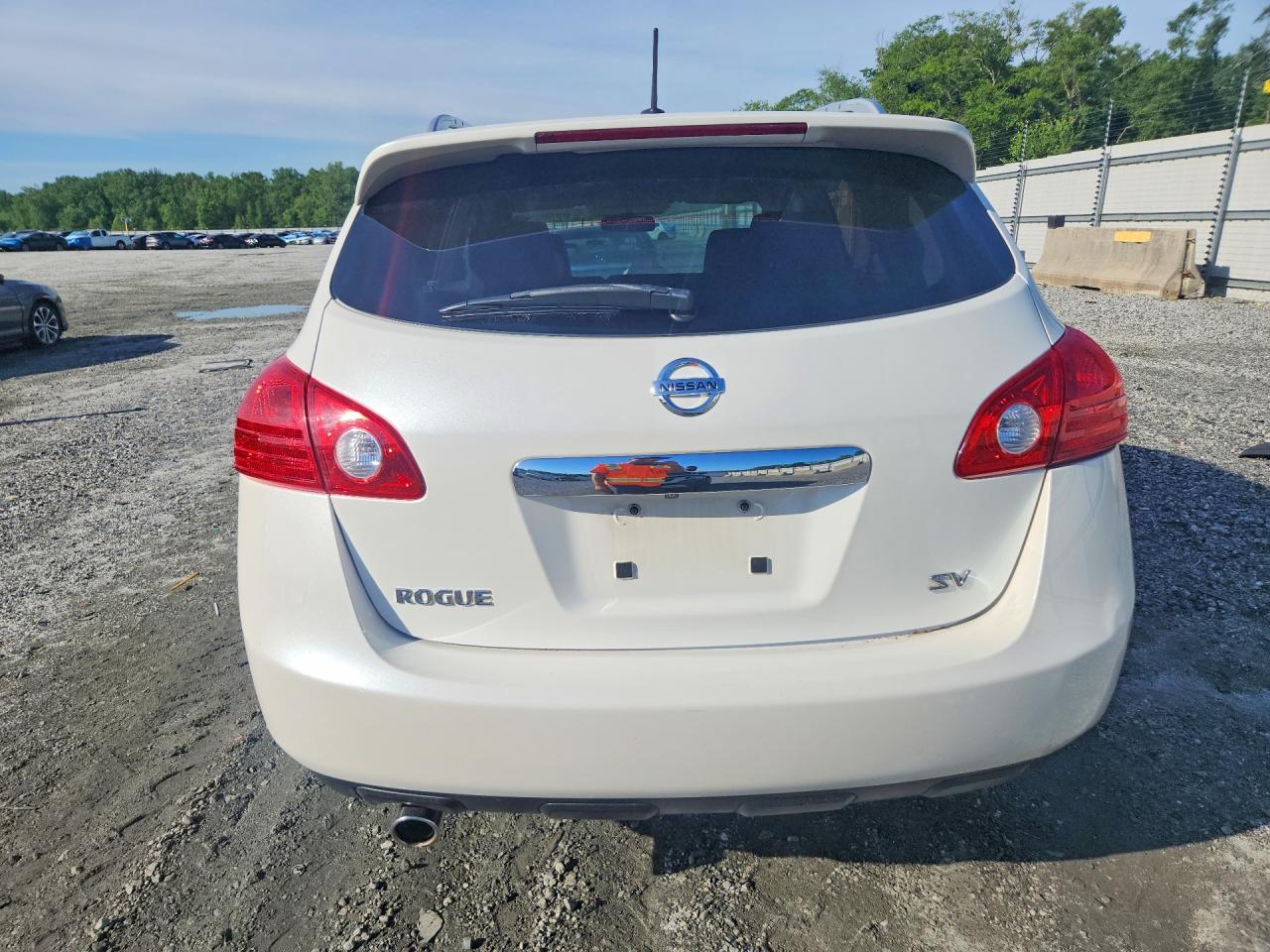 2011 Nissan Rogue S Белый vin: JN8AS5MT2BW167075