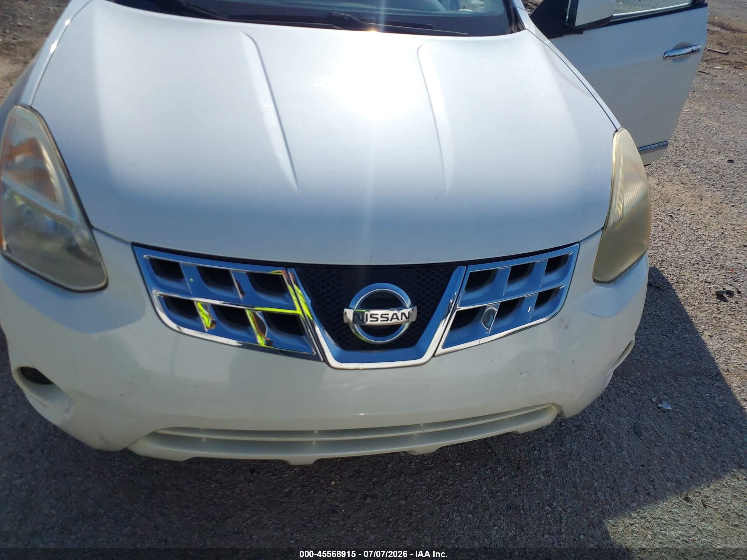 2011 Nissan Rogue Sv White vin: JN8AS5MT2BW174494