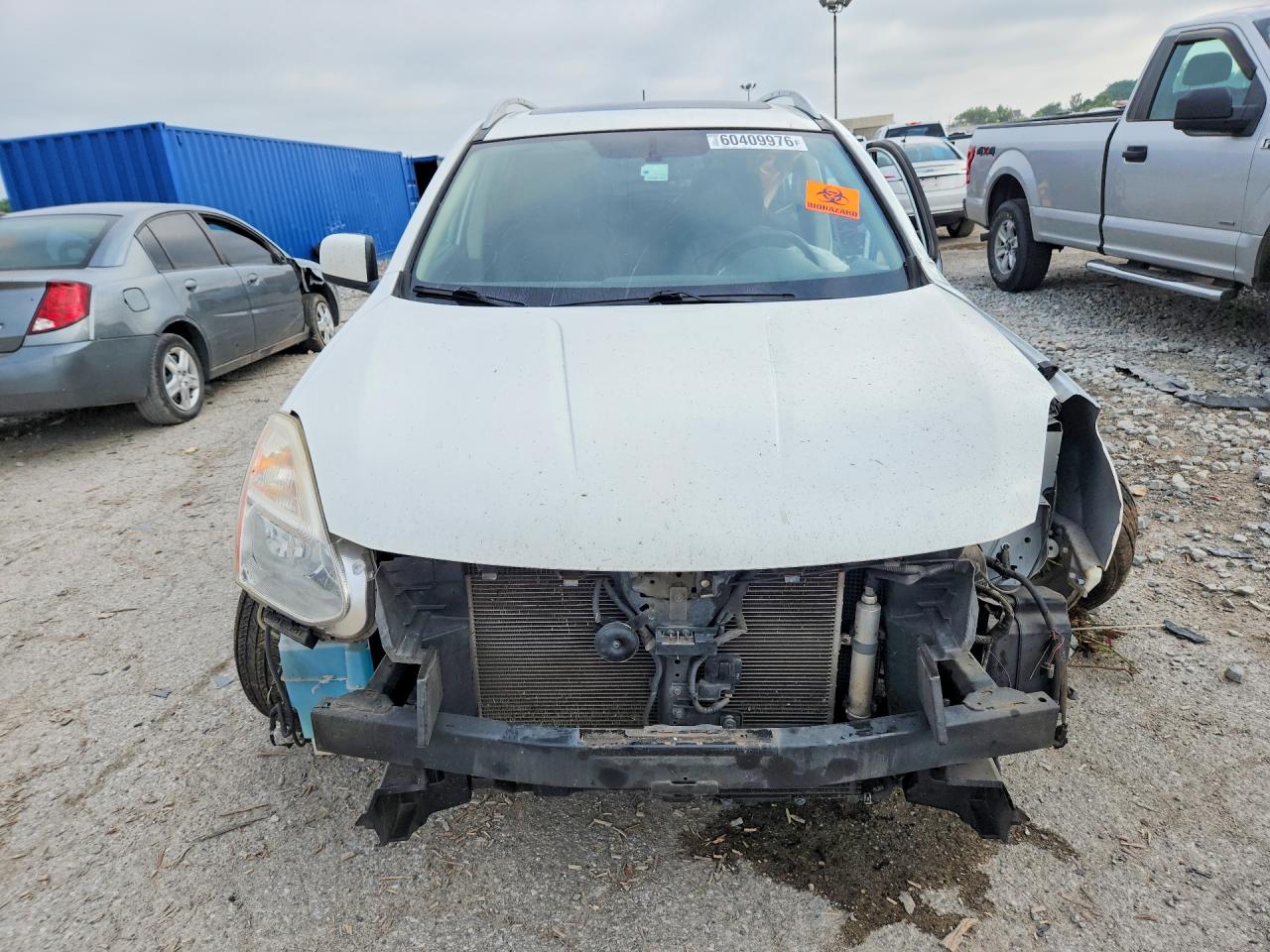 2011 Nissan Rogue S White vin: JN8AS5MT2BW176598