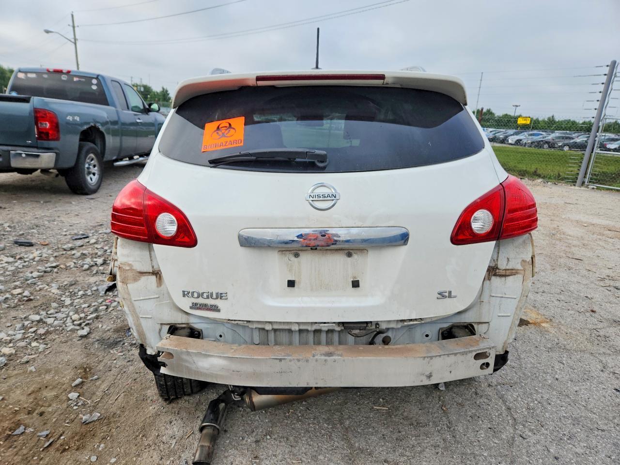 2011 Nissan Rogue S White vin: JN8AS5MT2BW176598