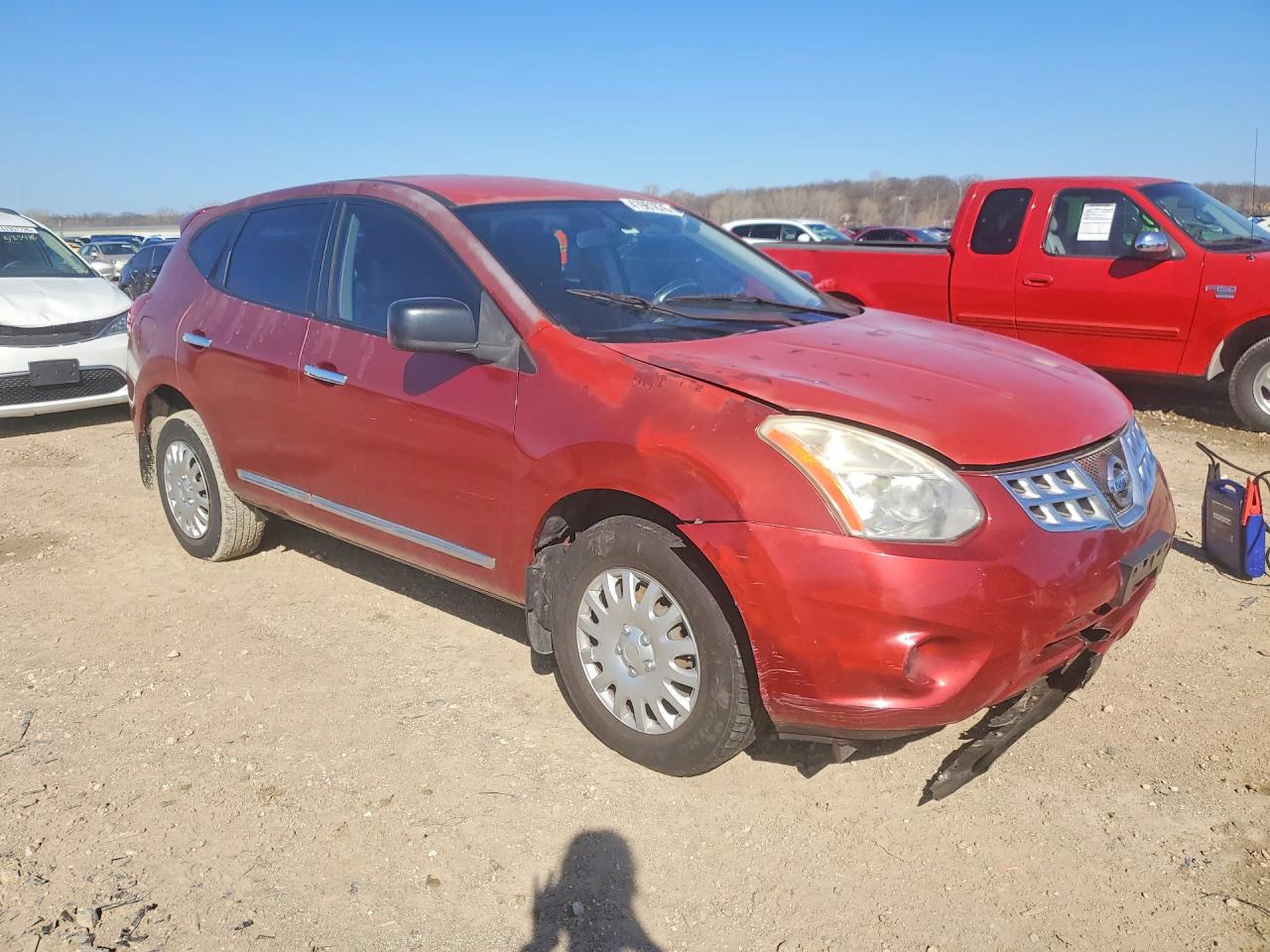 2011 Nissan Rogue S/sv/krom Red vin: JN8AS5MT2BW181199