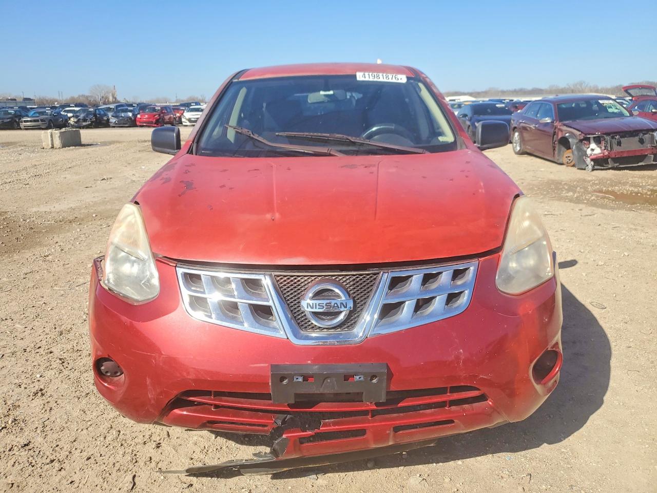 2011 Nissan Rogue S/sv/krom Red vin: JN8AS5MT2BW181199