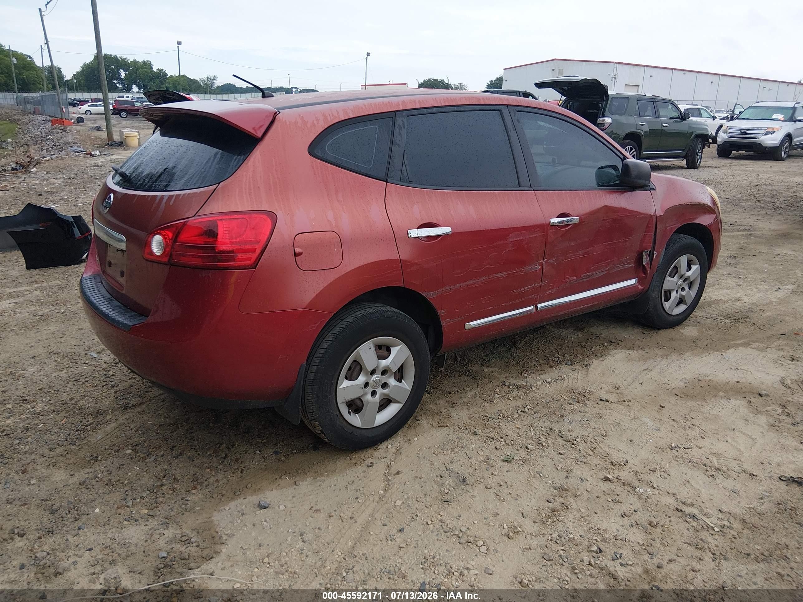 2011 Nissan Rogue S Burgundy vin: JN8AS5MT2BW189898
