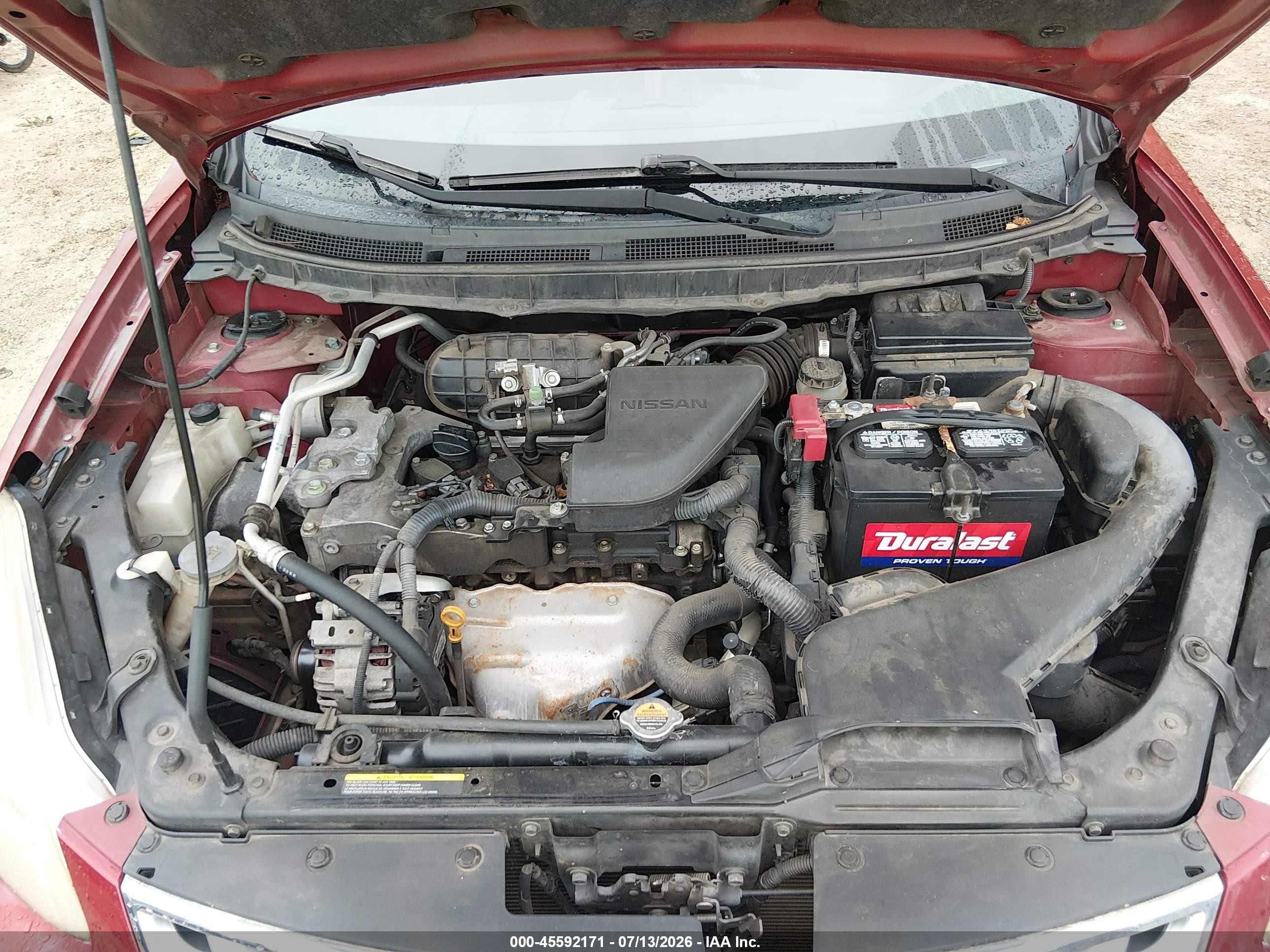 2011 Nissan Rogue S Burgundy vin: JN8AS5MT2BW189898