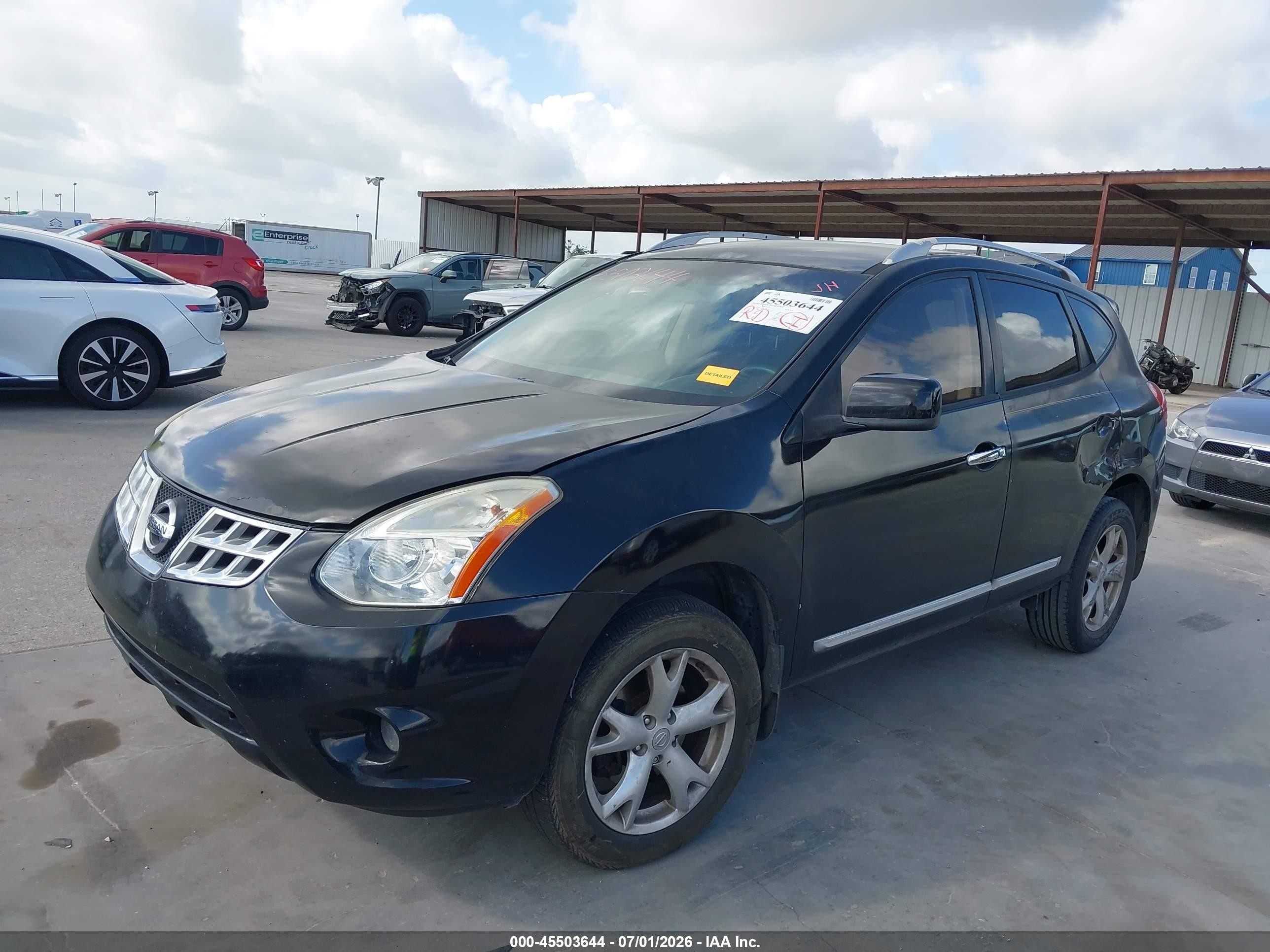 2011 Nissan Rogue Sv Black vin: JN8AS5MT2BW563846