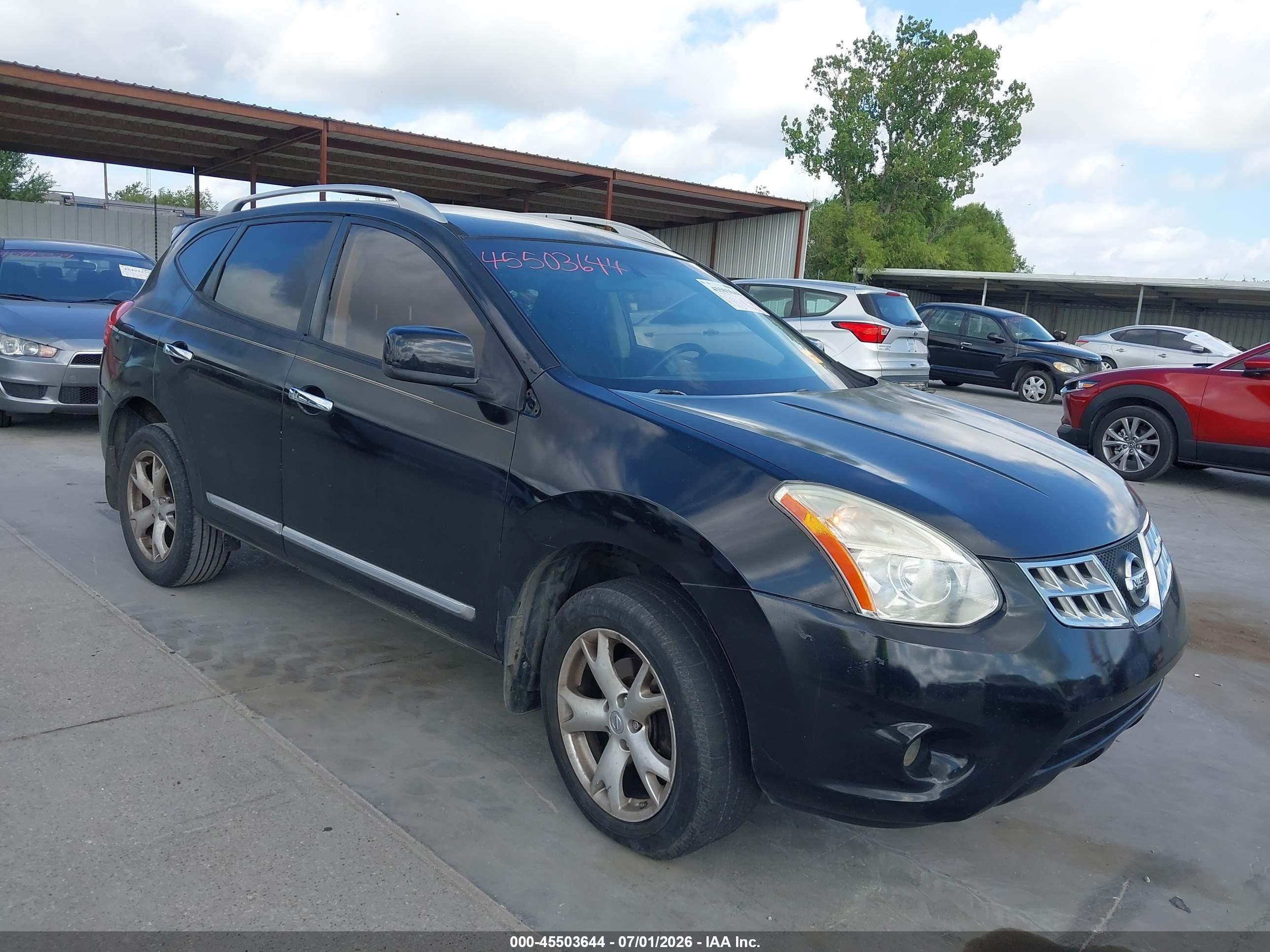 2011 Nissan Rogue Sv Black vin: JN8AS5MT2BW563846