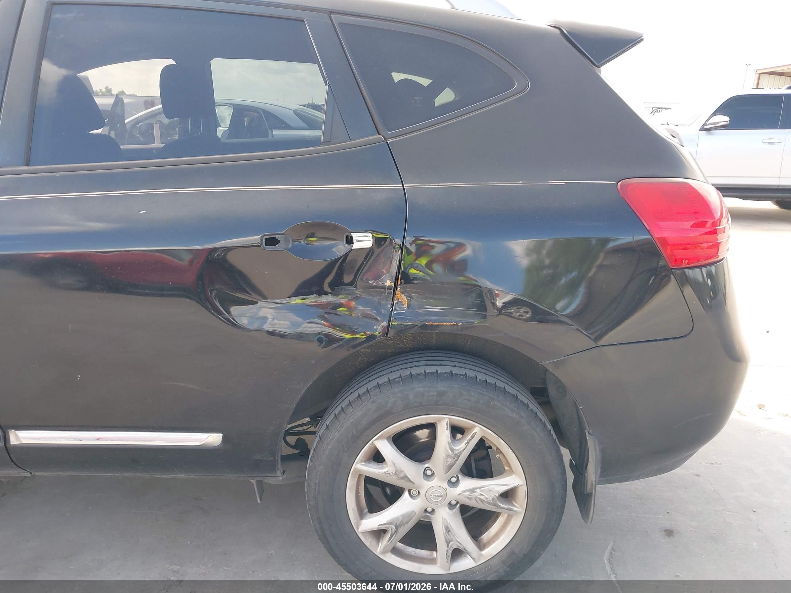 2011 Nissan Rogue Sv Black vin: JN8AS5MT2BW563846