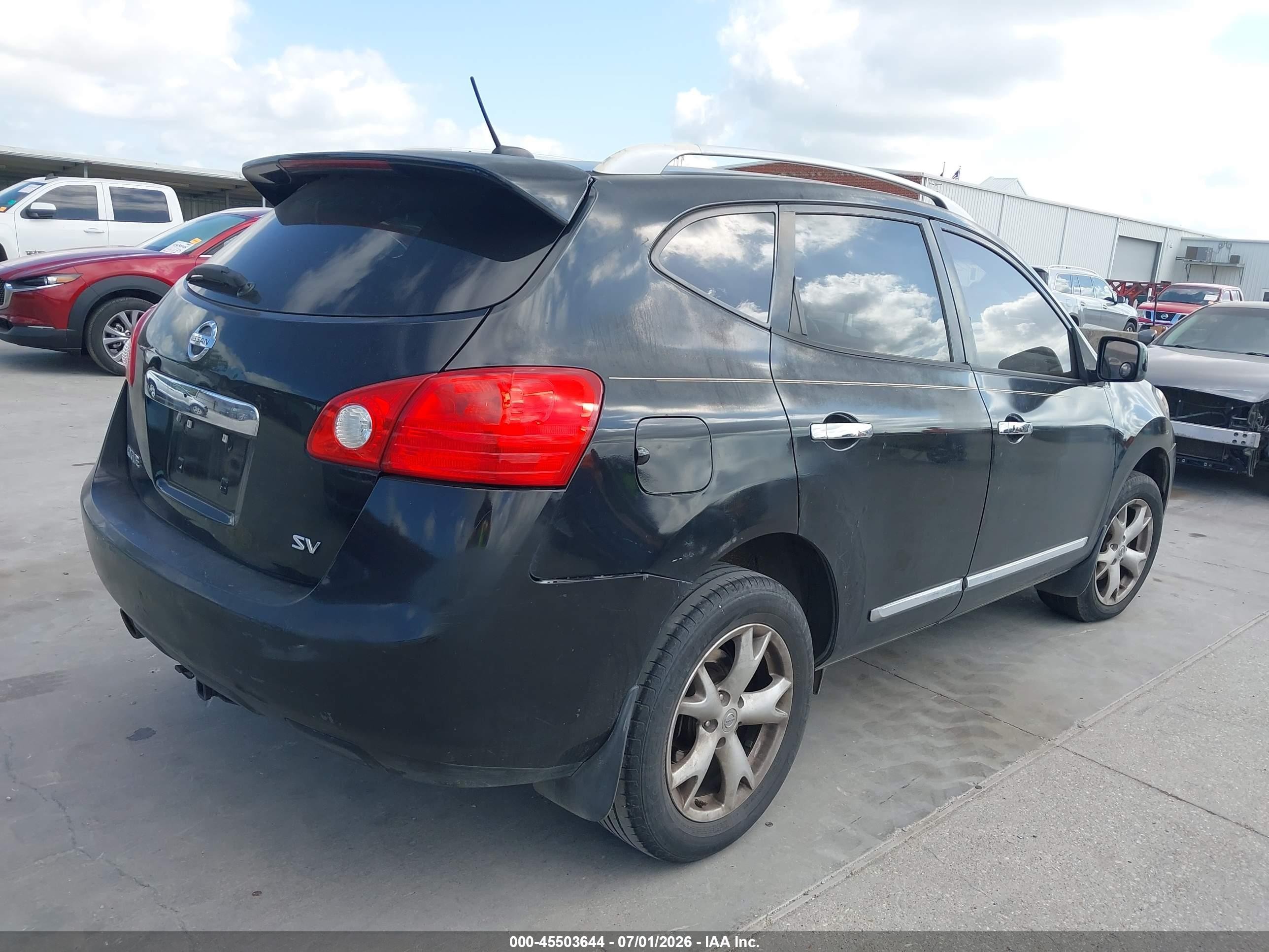 2011 Nissan Rogue Sv Black vin: JN8AS5MT2BW563846