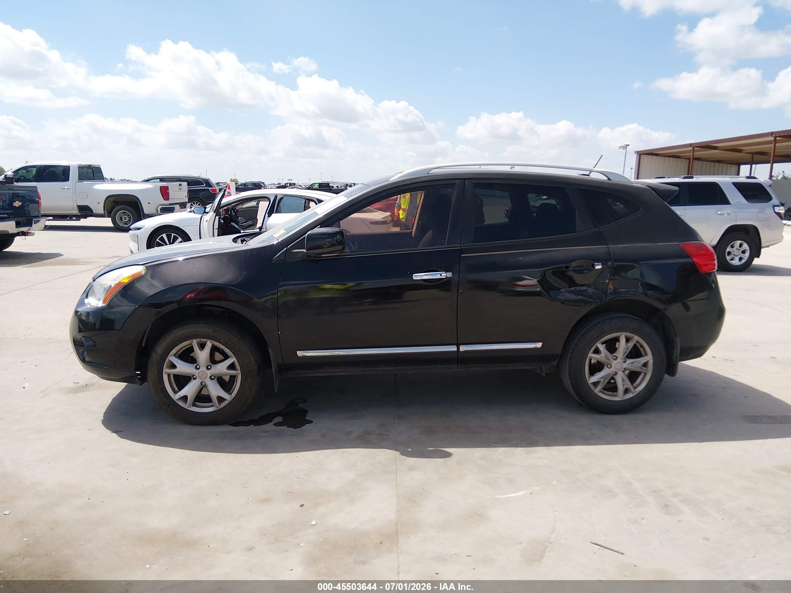 2011 Nissan Rogue Sv Black vin: JN8AS5MT2BW563846