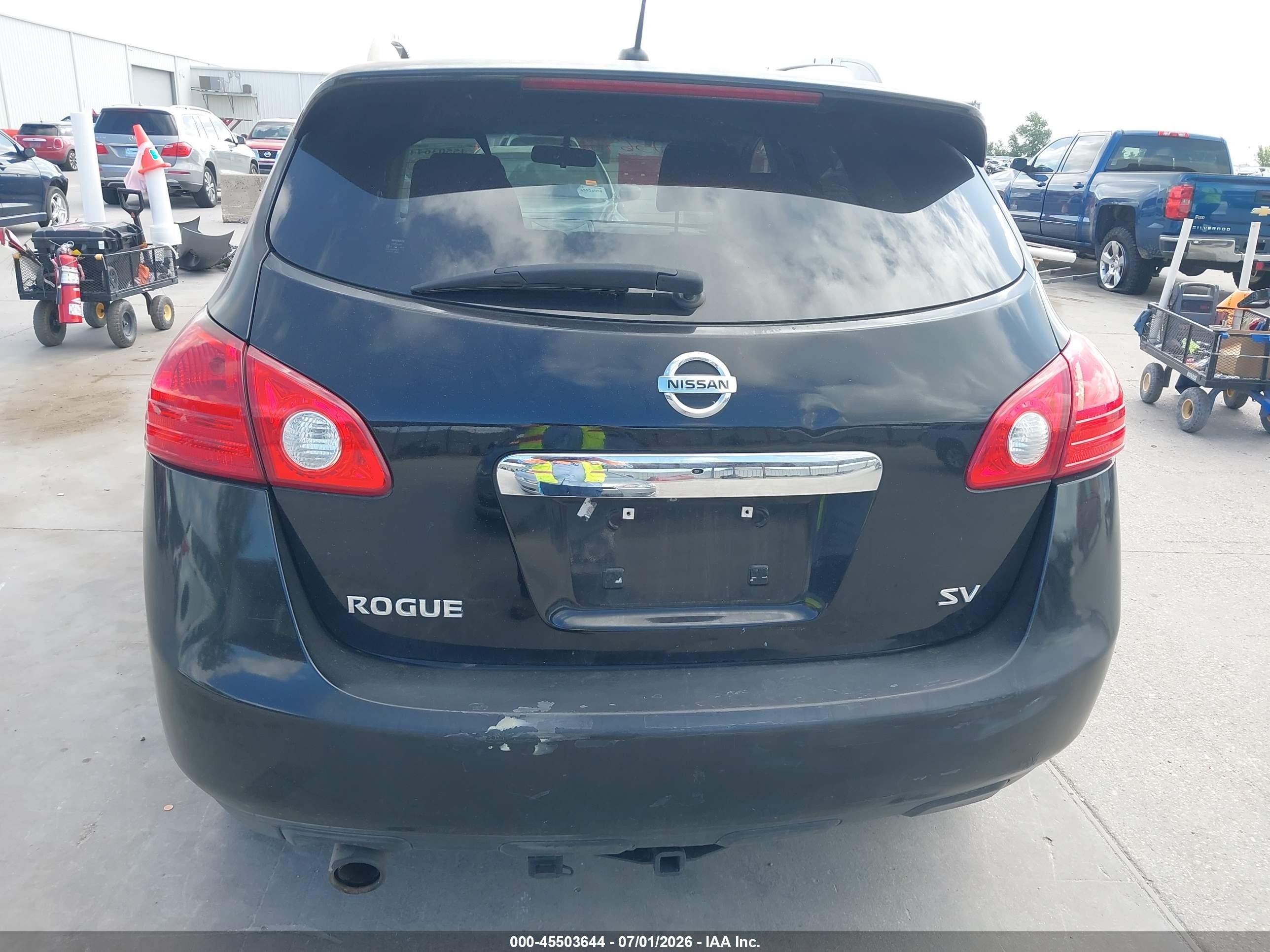 2011 Nissan Rogue Sv Black vin: JN8AS5MT2BW563846
