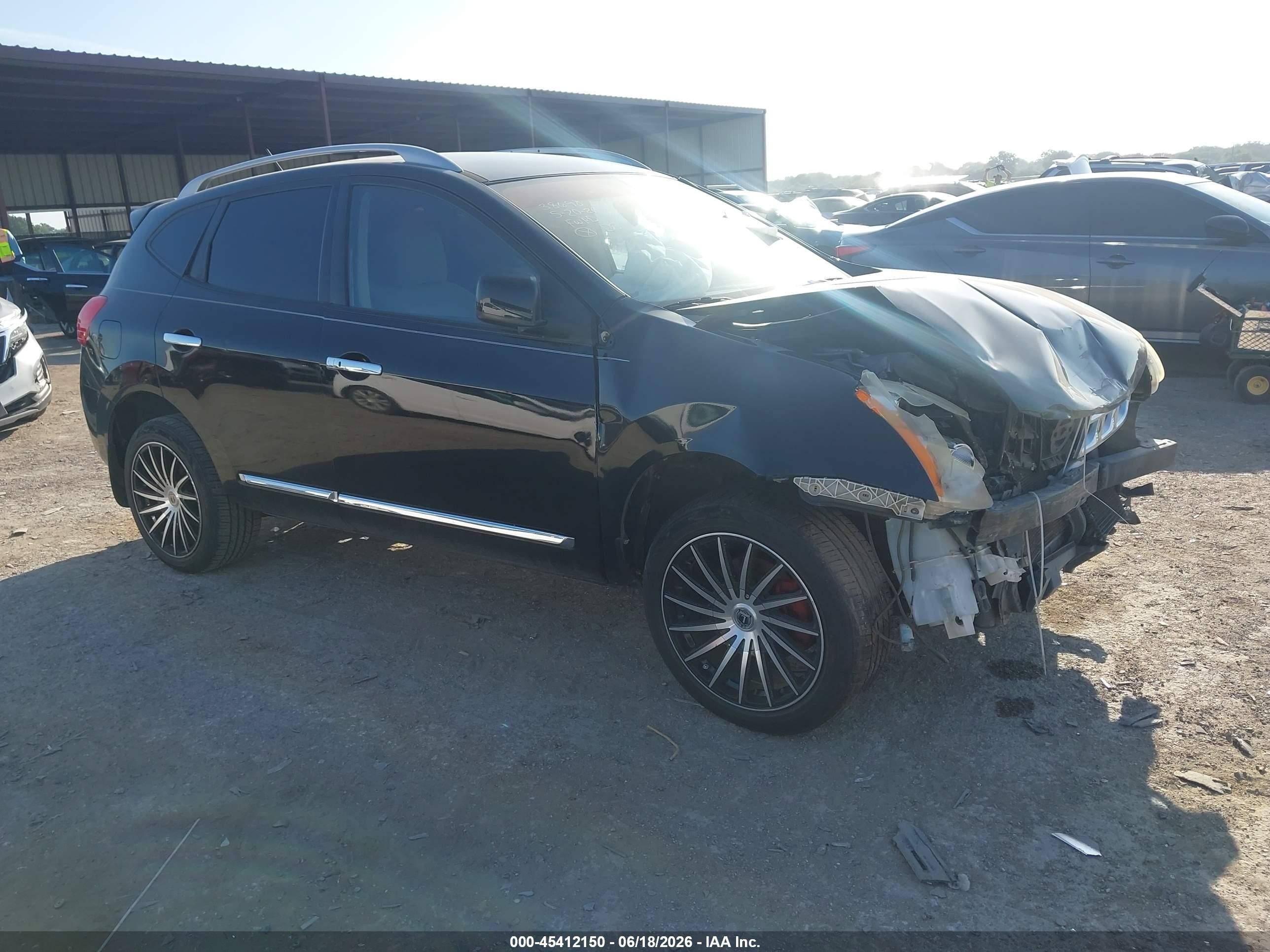 2011 Nissan Rogue Sv Черный vin: JN8AS5MT2BW567475