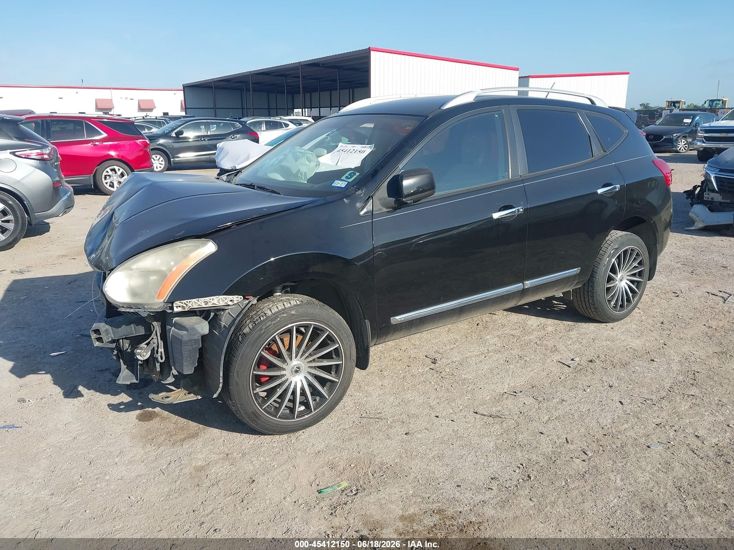 2011 Nissan Rogue Sv Черный vin: JN8AS5MT2BW567475