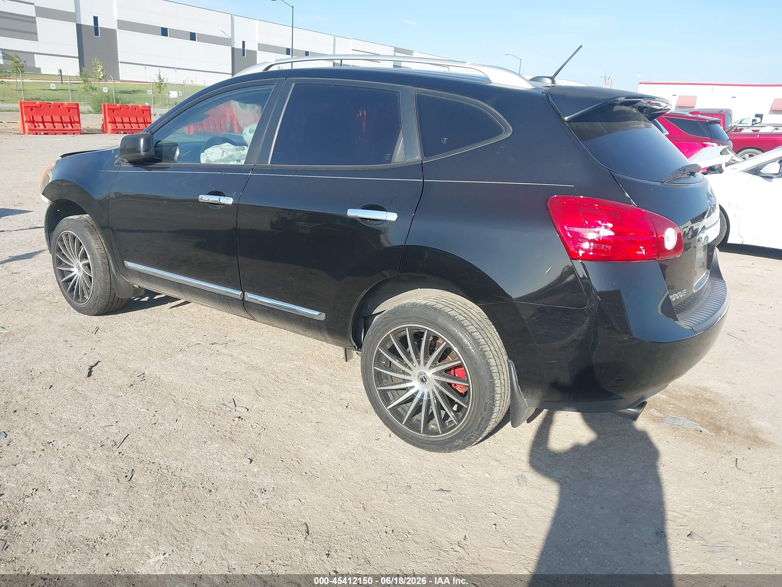 2011 Nissan Rogue Sv Черный vin: JN8AS5MT2BW567475