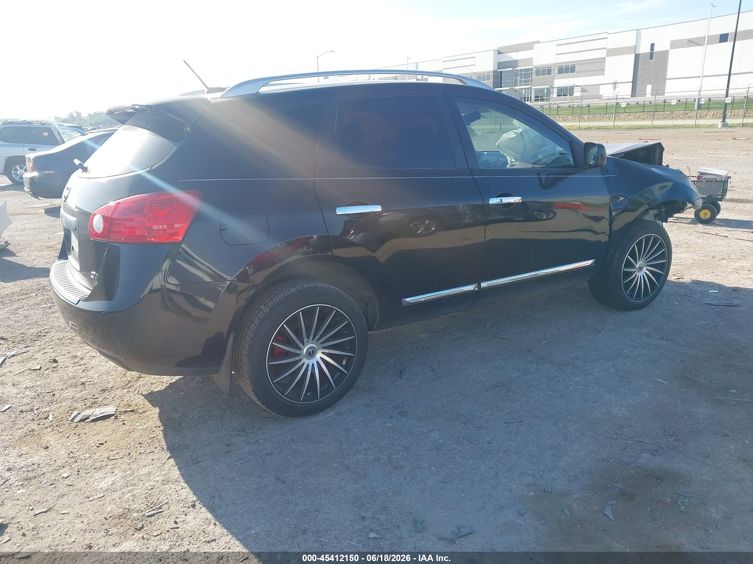 2011 Nissan Rogue Sv Черный vin: JN8AS5MT2BW567475