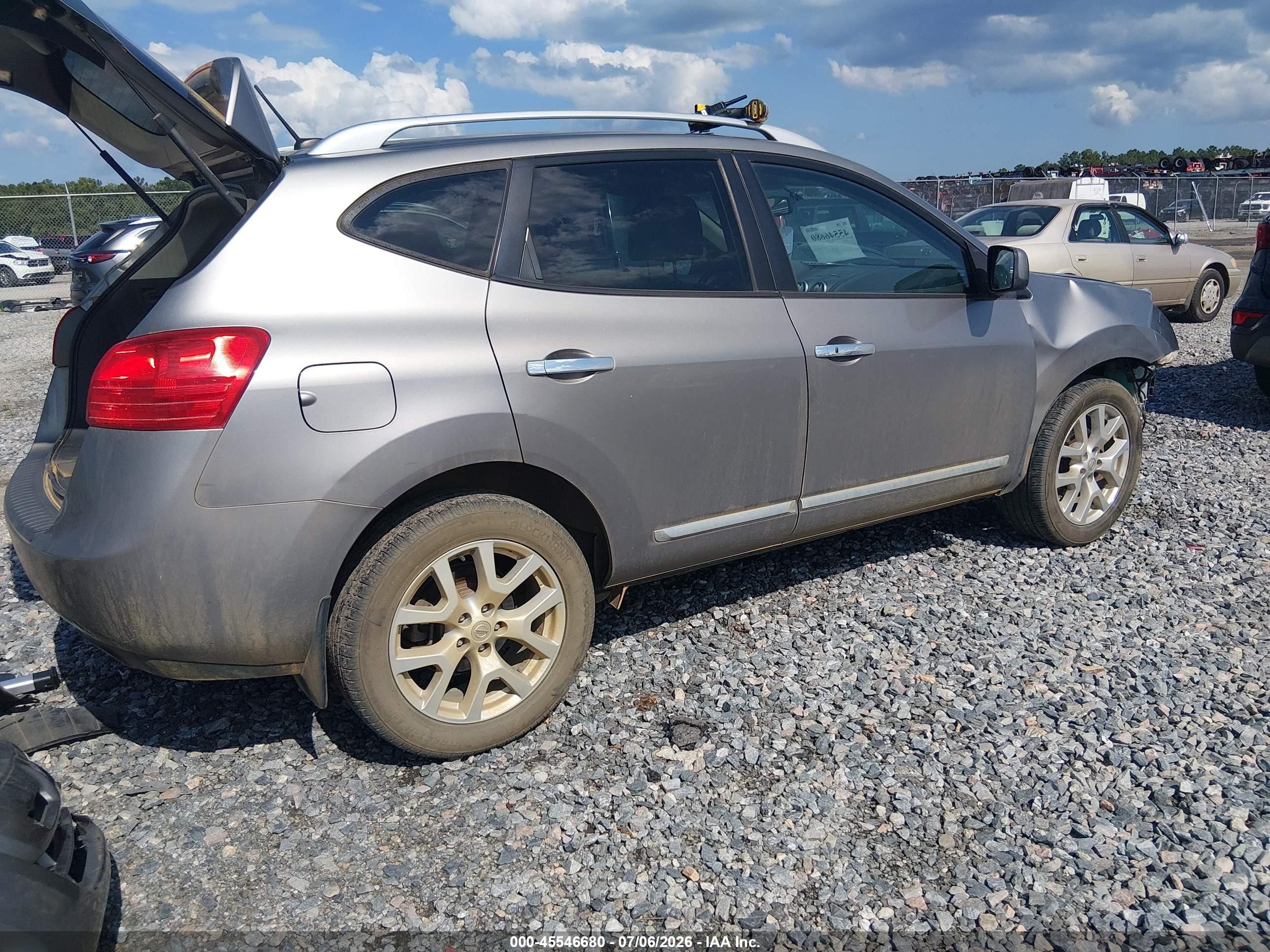 2011 Nissan Rogue Sv Gray vin: JN8AS5MT2BW575950