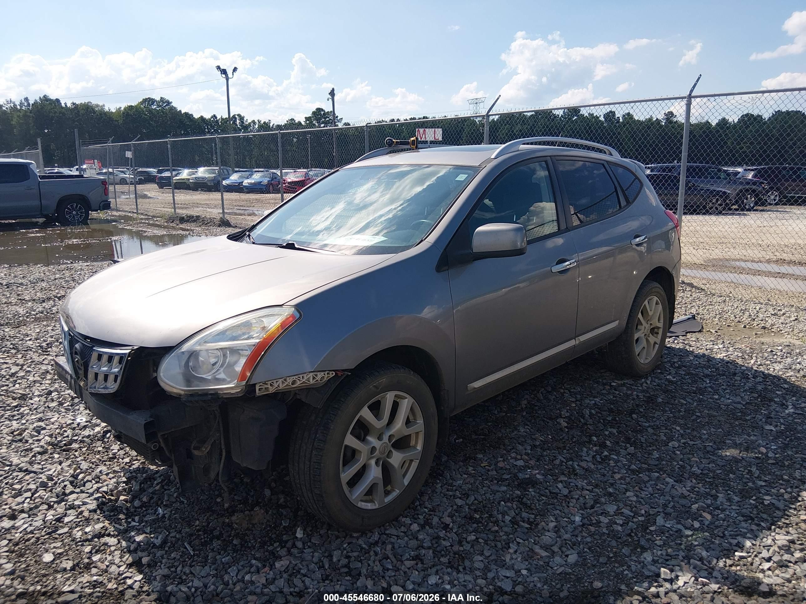 2011 Nissan Rogue Sv Gray vin: JN8AS5MT2BW575950