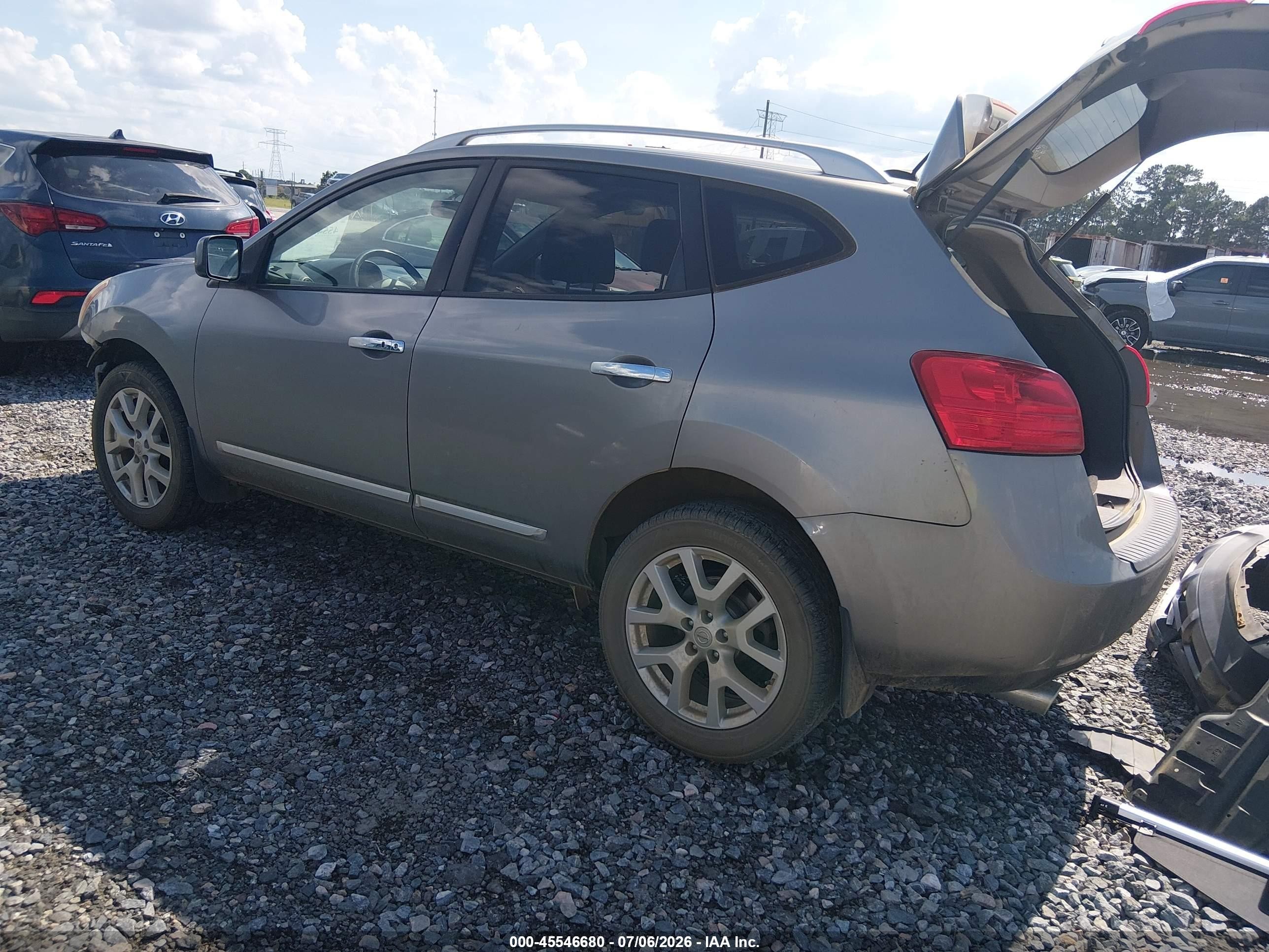 2011 Nissan Rogue Sv Gray vin: JN8AS5MT2BW575950