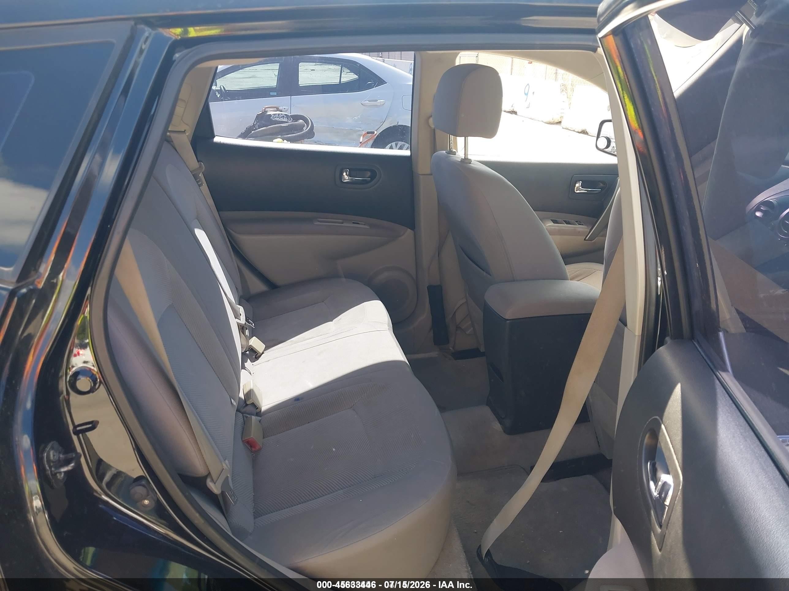 2011 Nissan Rogue S Black vin: JN8AS5MT2BW577391