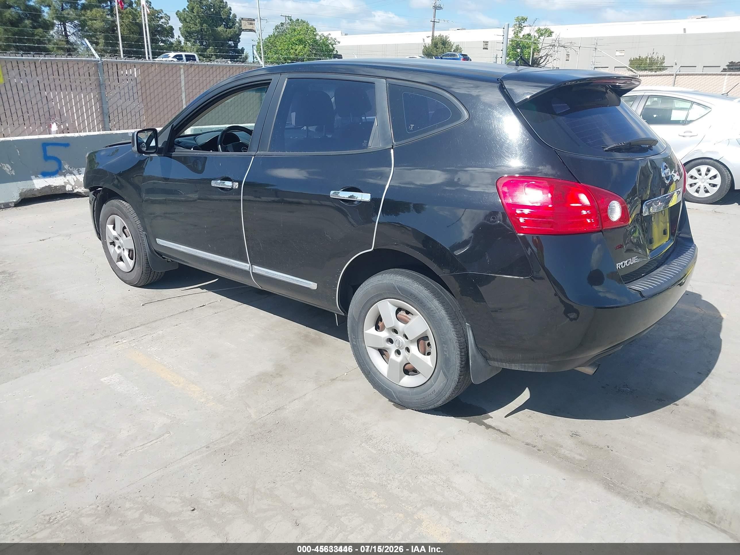 2011 Nissan Rogue S Black vin: JN8AS5MT2BW577391