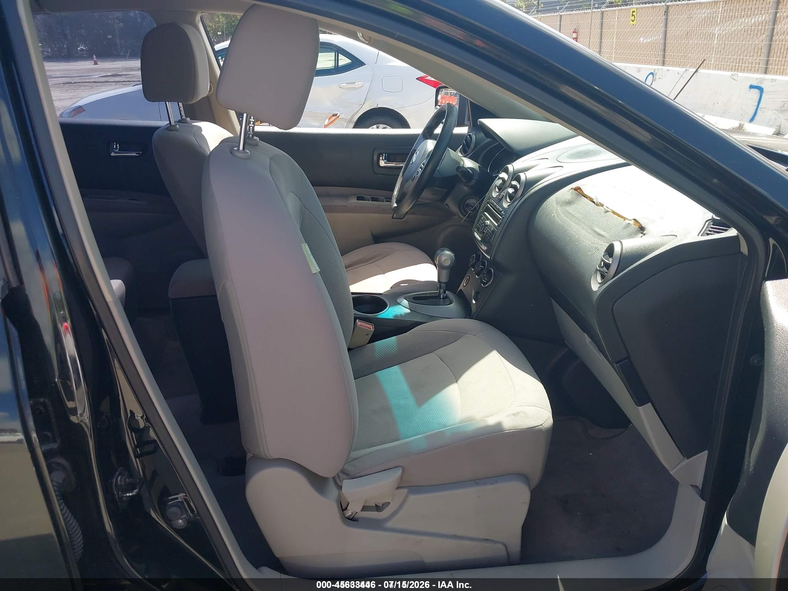 2011 Nissan Rogue S Black vin: JN8AS5MT2BW577391