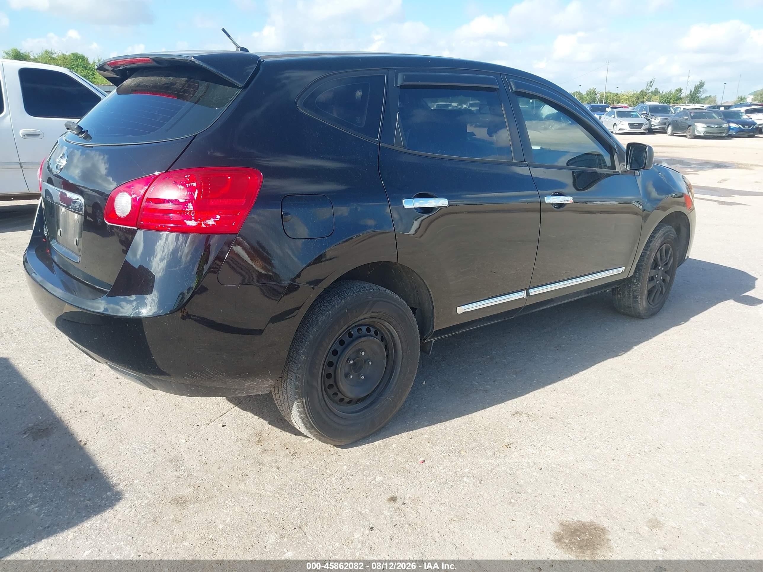2012 Nissan Rogue S Black vin: JN8AS5MT2CW252886