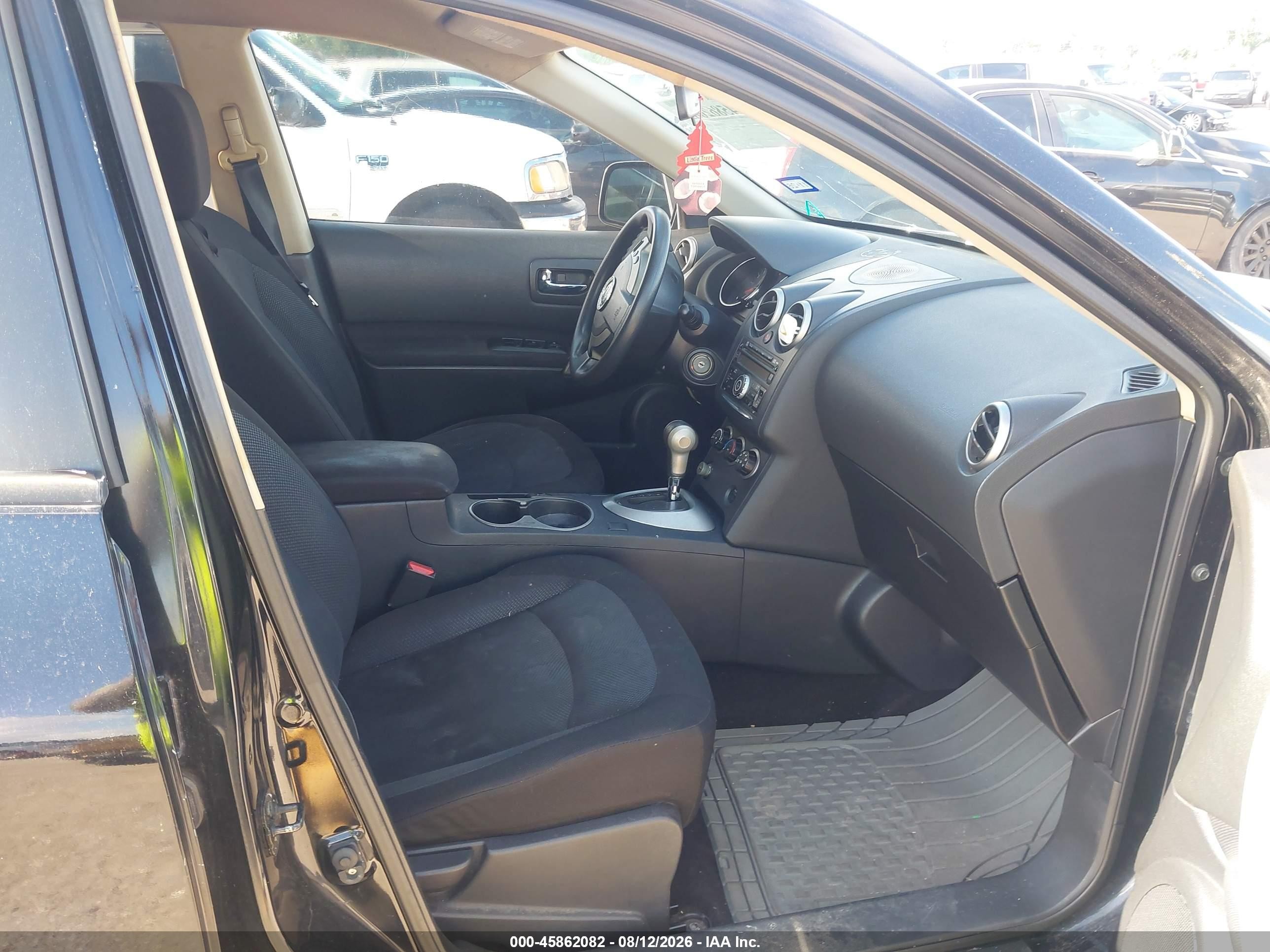 2012 Nissan Rogue S Black vin: JN8AS5MT2CW252886