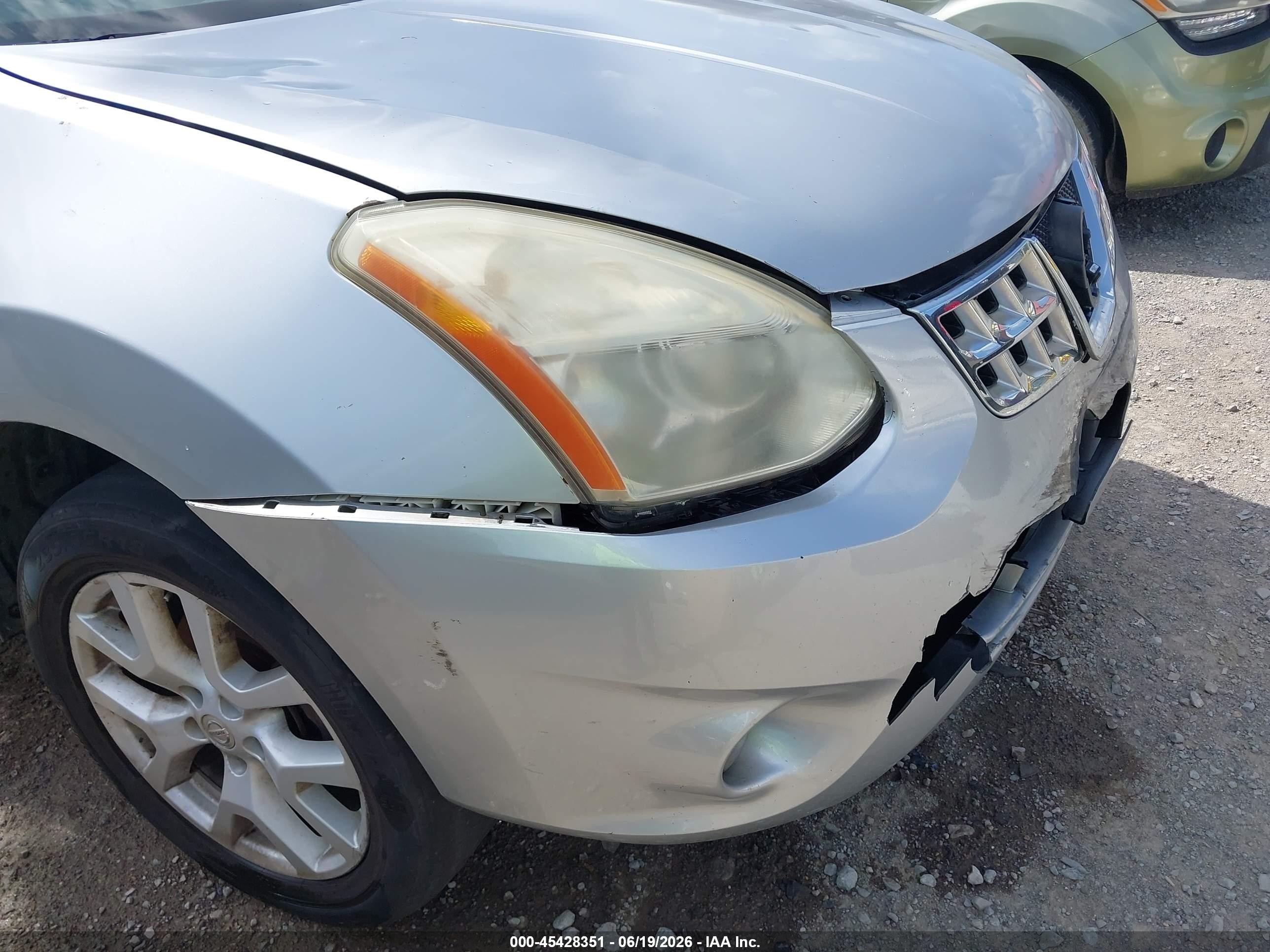 2012 Nissan Rogue Sv W/sl Pkg Серый vin: JN8AS5MT2CW257621
