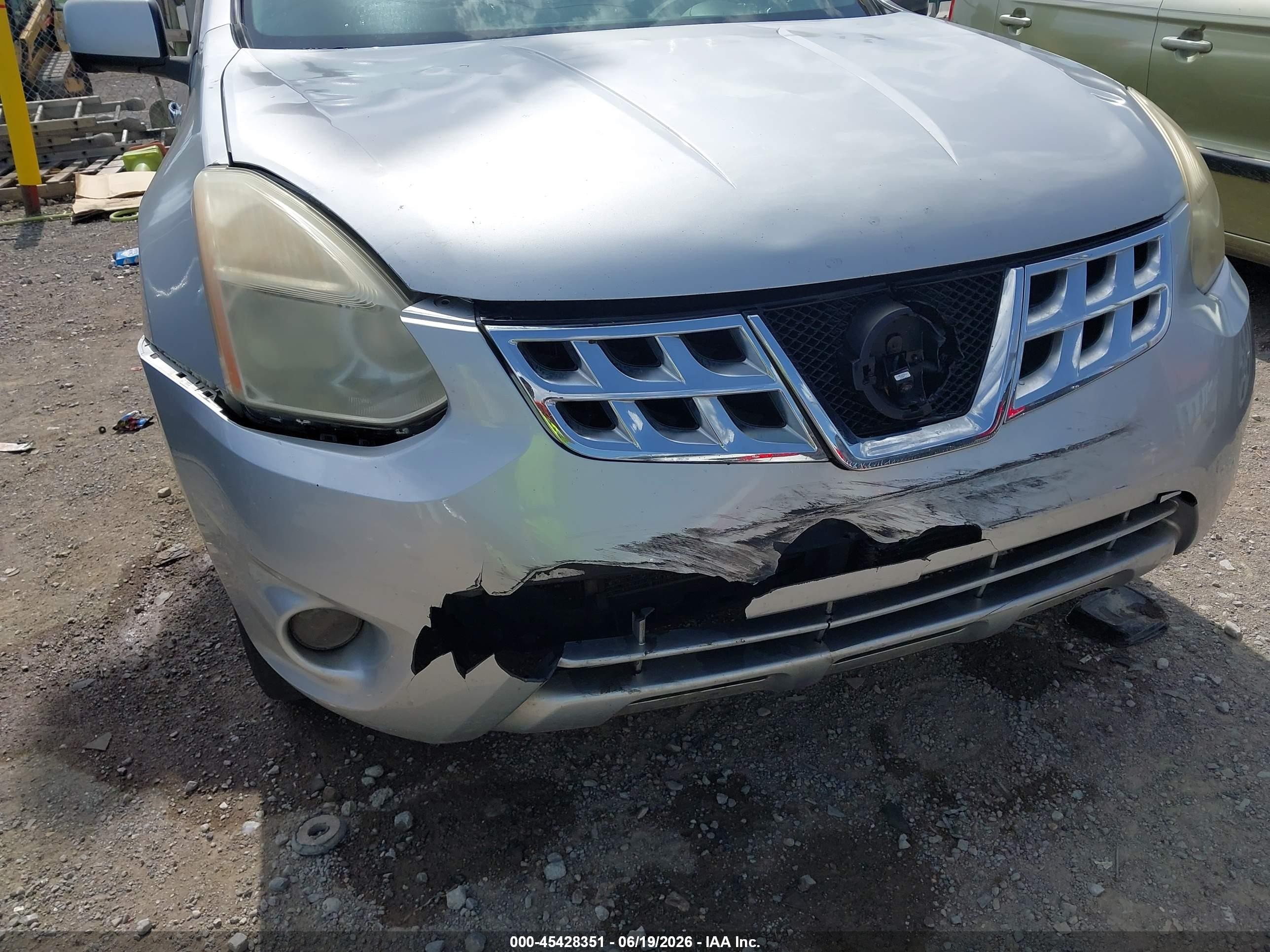 2012 Nissan Rogue Sv W/sl Pkg Серый vin: JN8AS5MT2CW257621