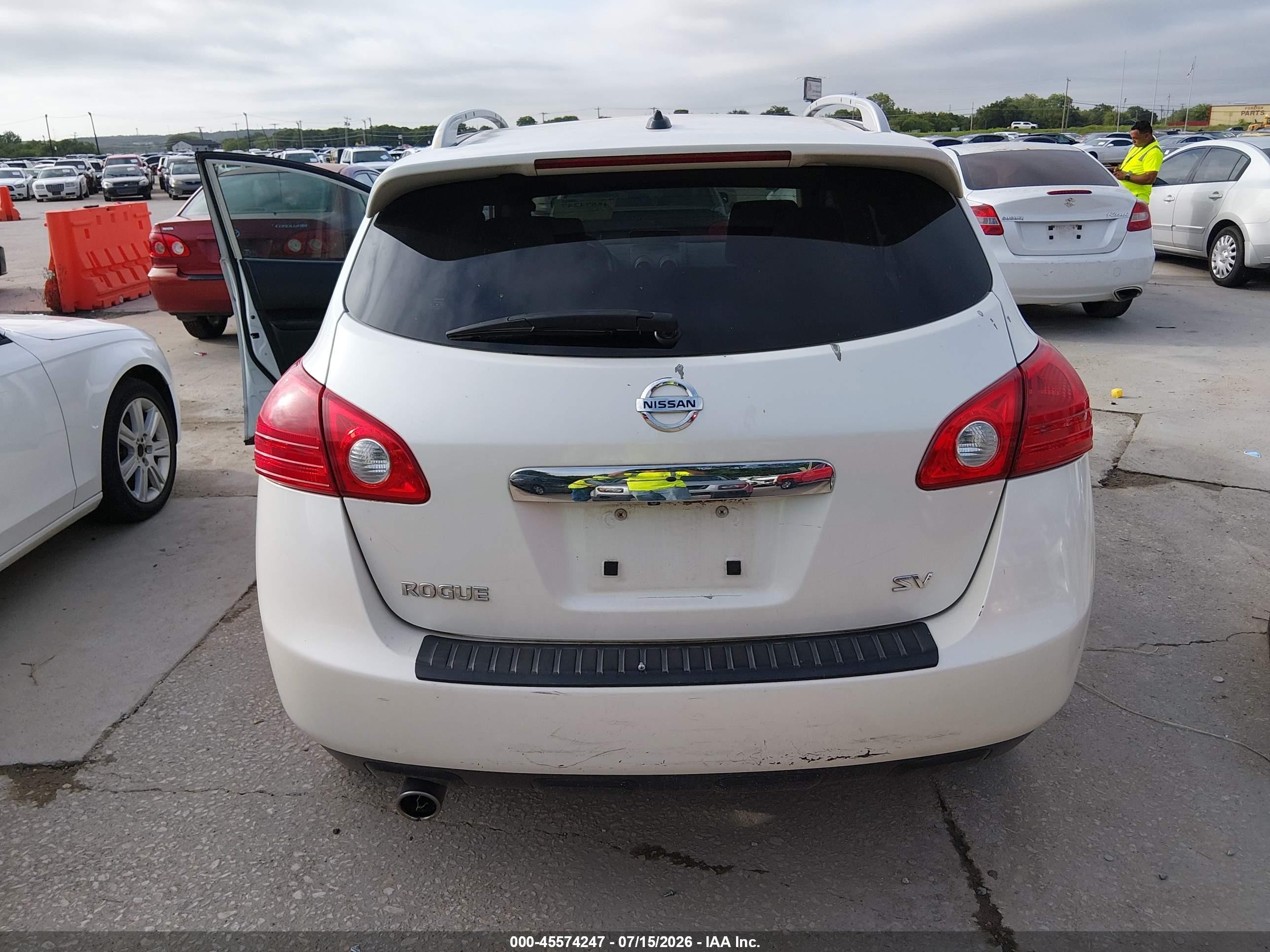 2012 Nissan Rogue Sv White vin: JN8AS5MT2CW268862