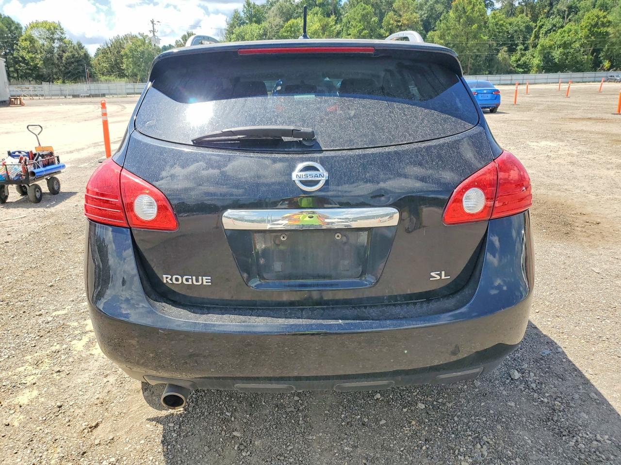 2012 Nissan Rogue S Black vin: JN8AS5MT2CW270840