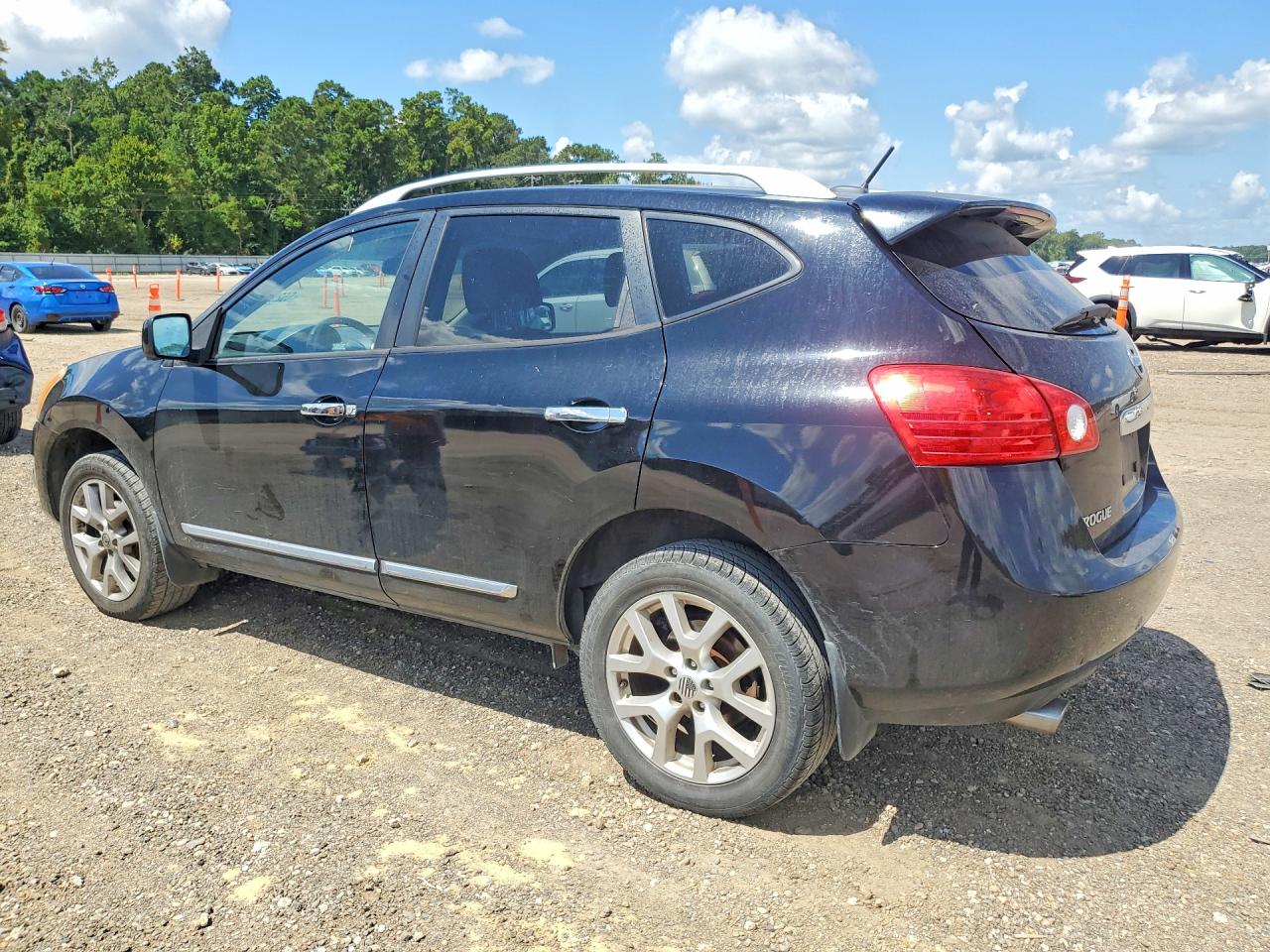 2012 Nissan Rogue S Black vin: JN8AS5MT2CW270840