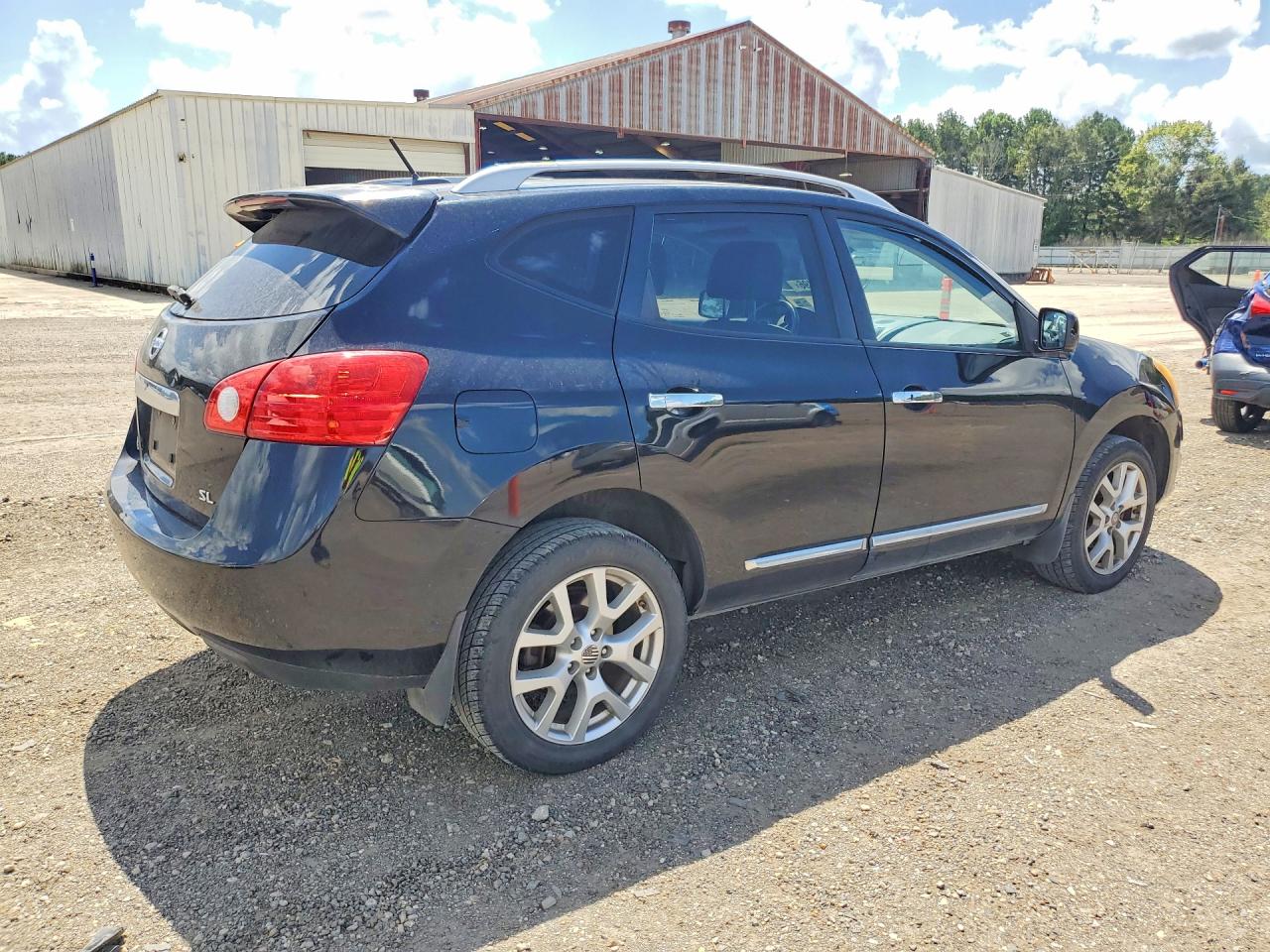 2012 Nissan Rogue S Black vin: JN8AS5MT2CW270840