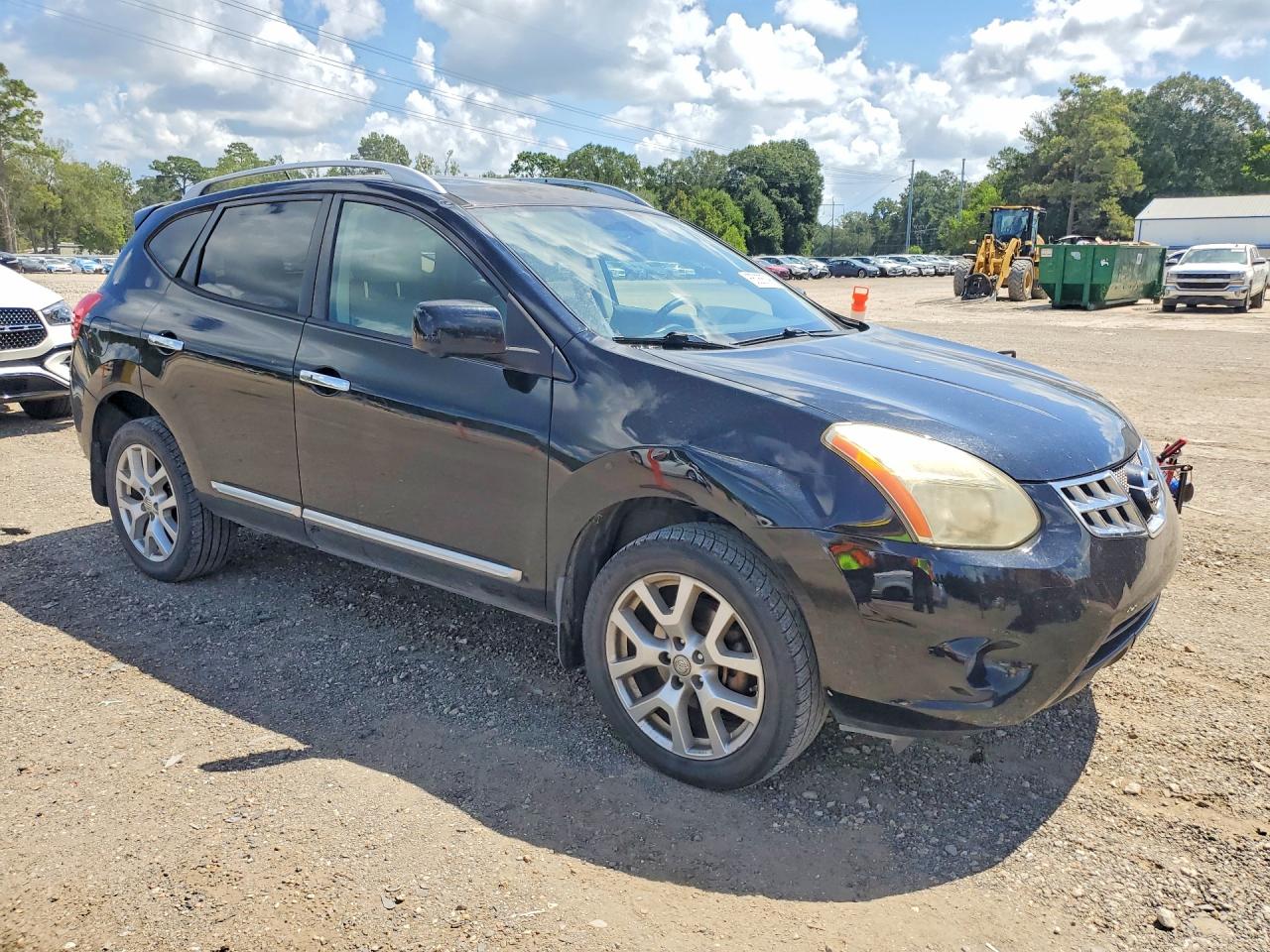 2012 Nissan Rogue S Black vin: JN8AS5MT2CW270840