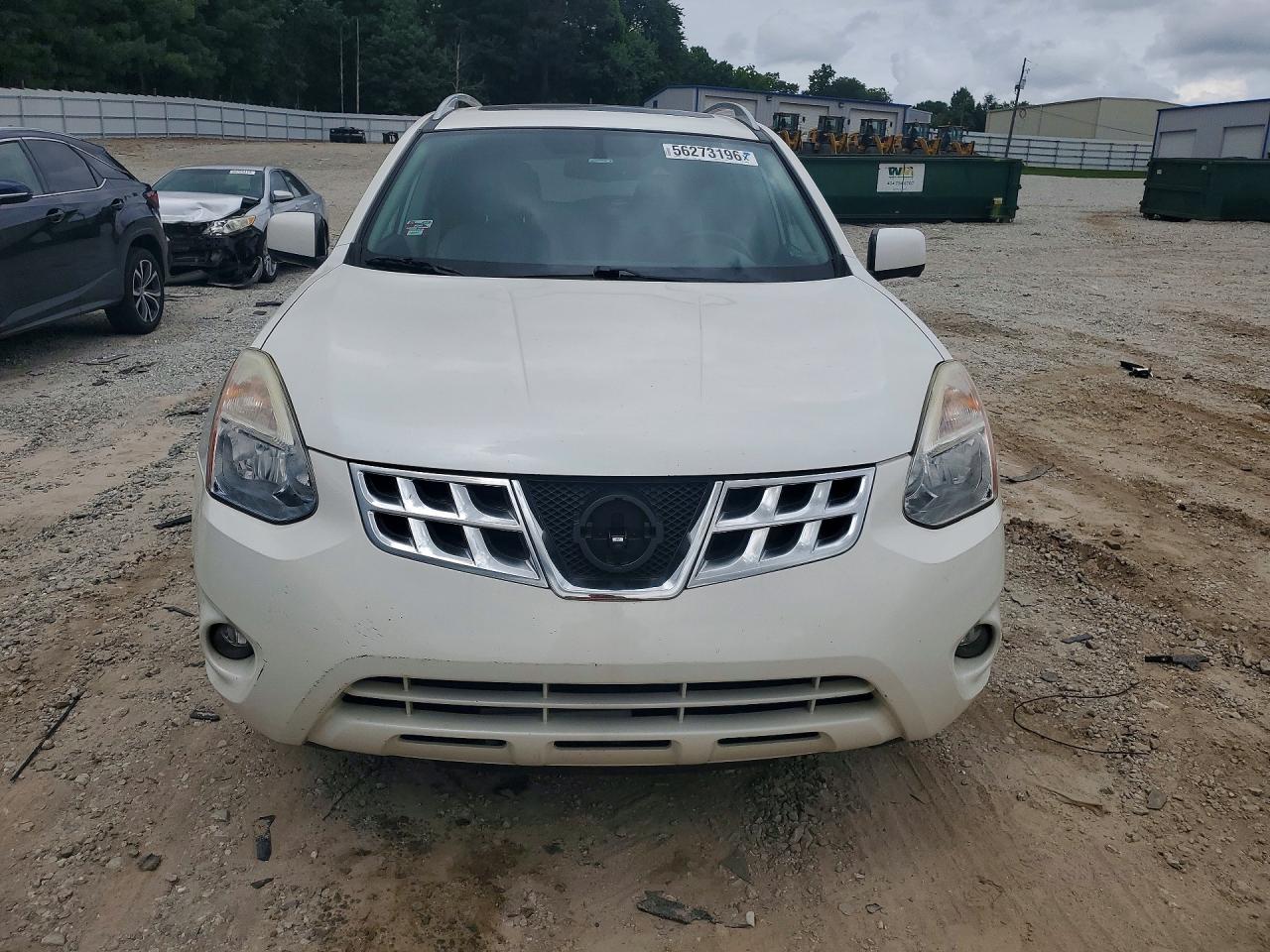 2012 Nissan Rogue S White vin: JN8AS5MT2CW279053