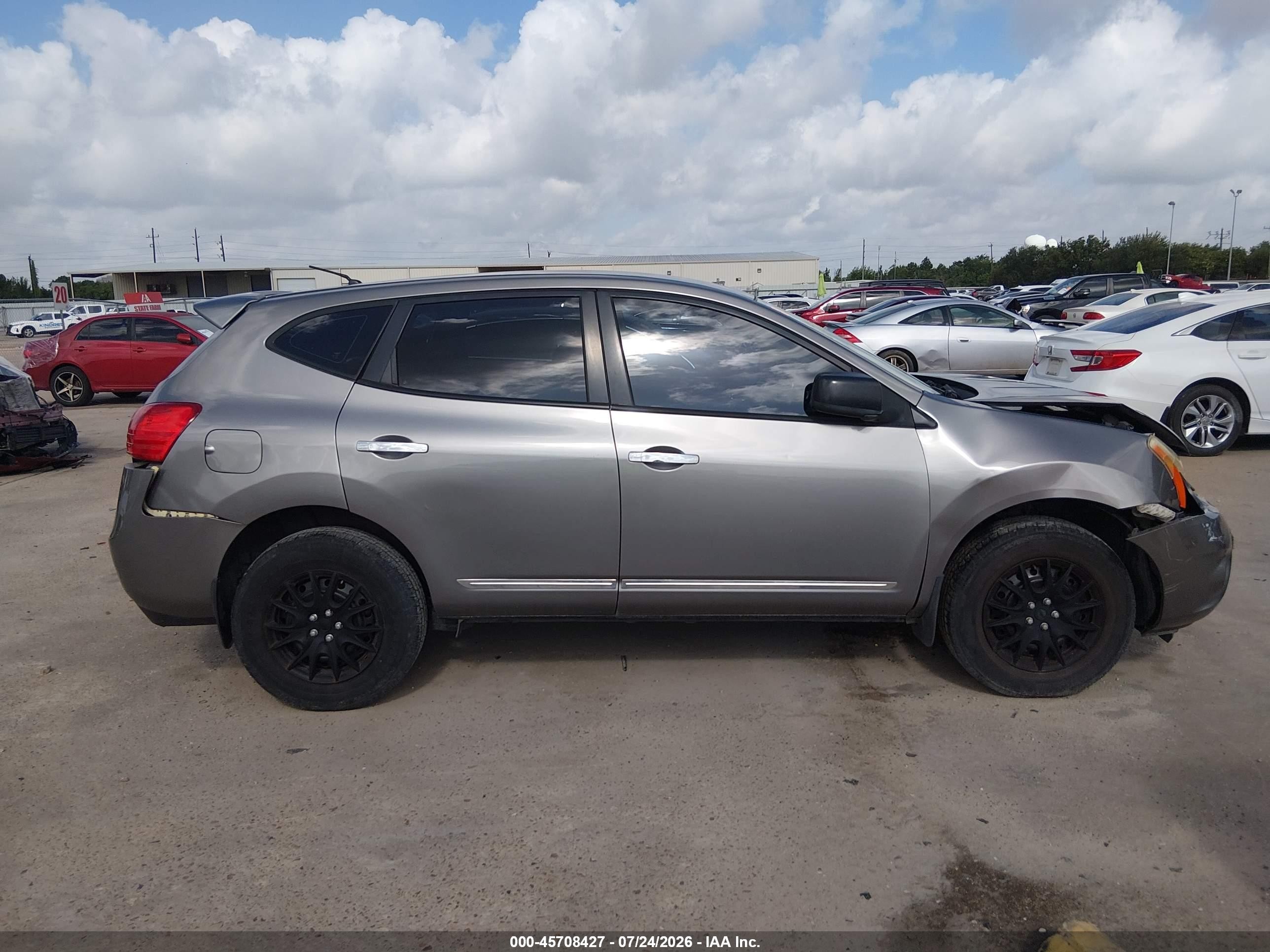 2012 Nissan Rogue S Gray vin: JN8AS5MT2CW280901
