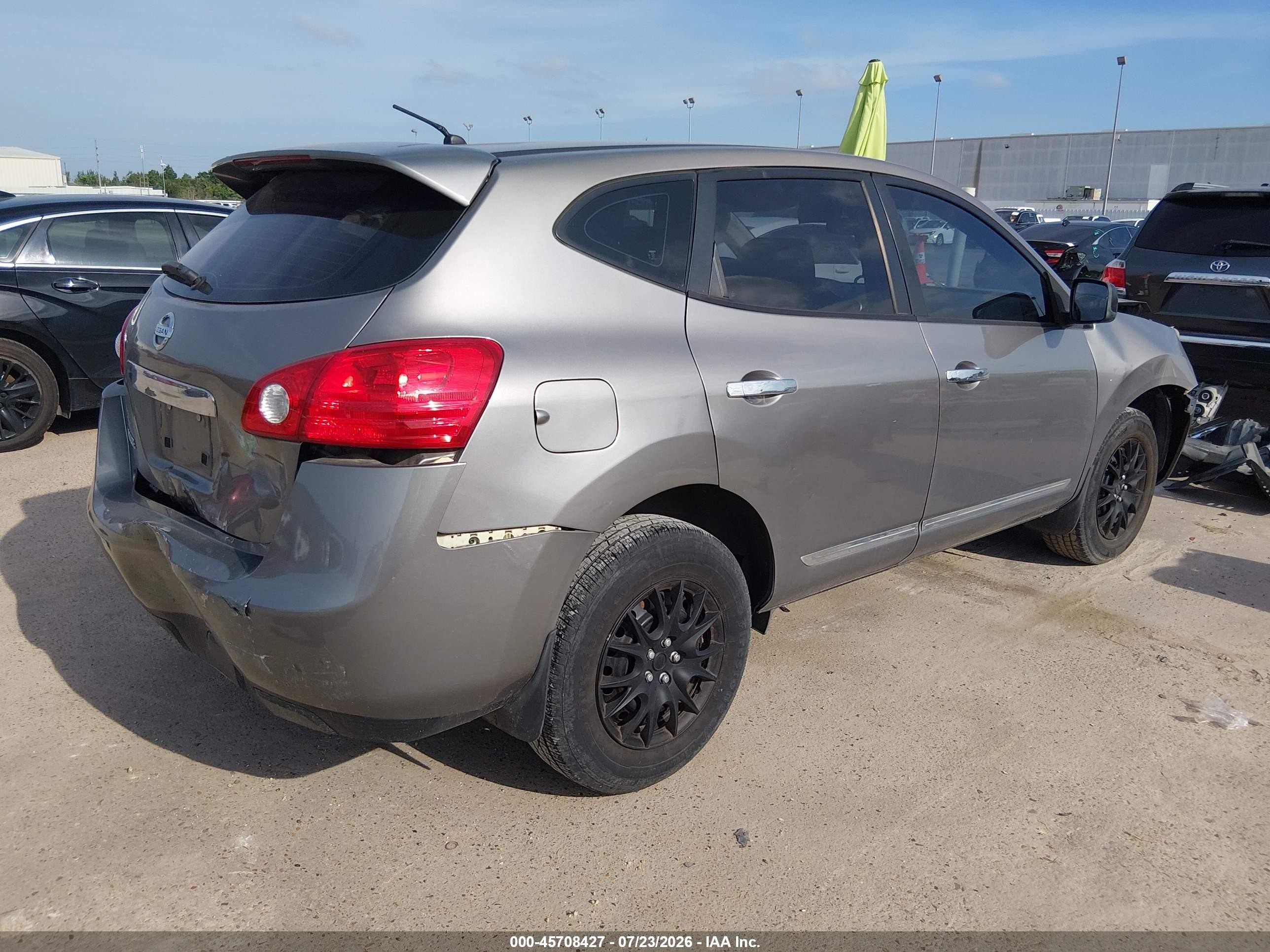 2012 Nissan Rogue S Gray vin: JN8AS5MT2CW280901