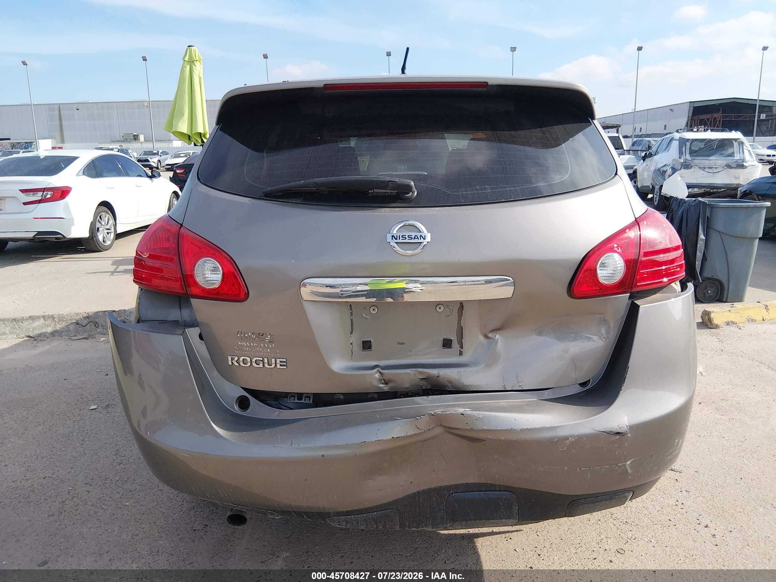 2012 Nissan Rogue S Gray vin: JN8AS5MT2CW280901