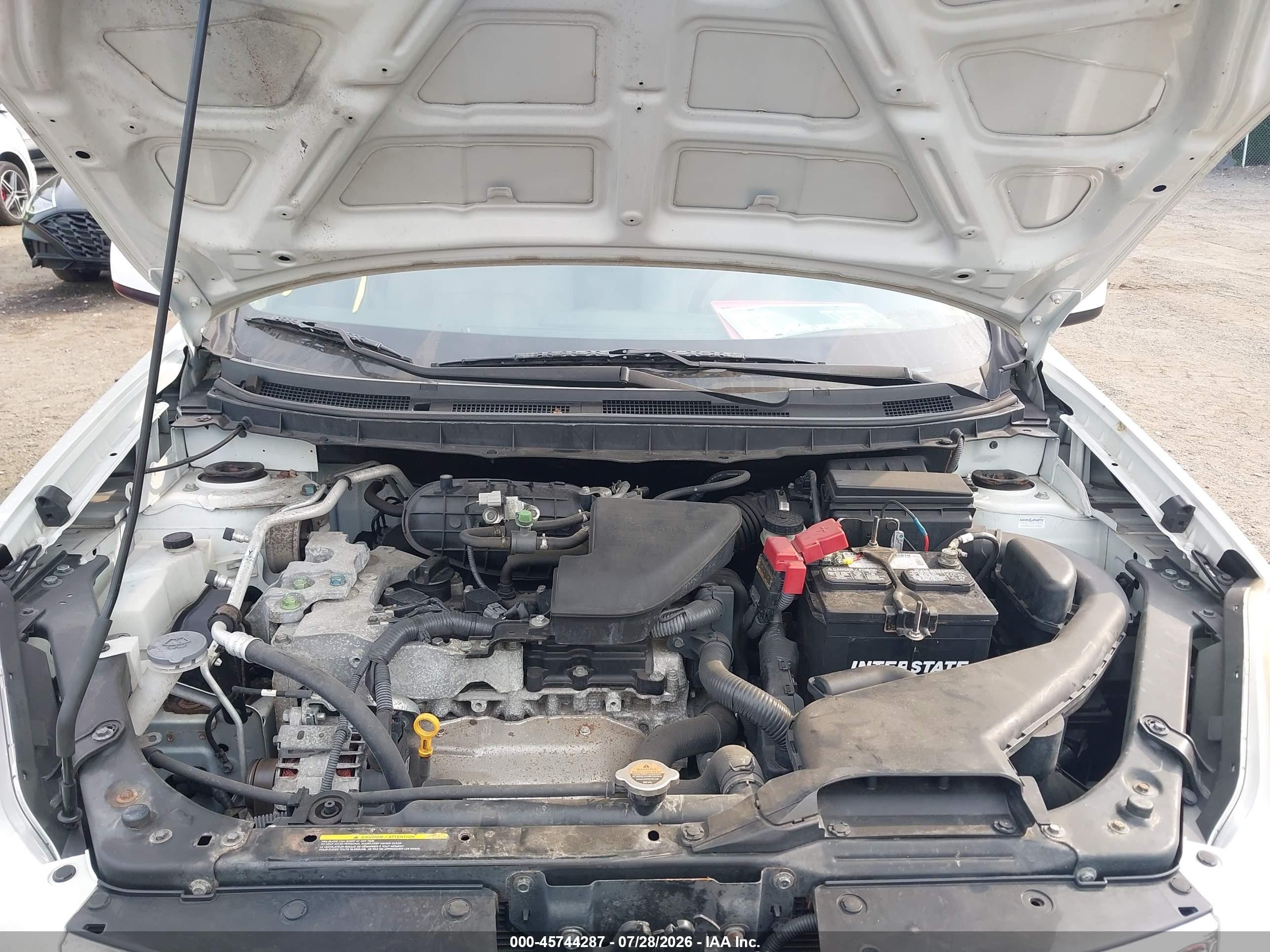 2012 Nissan Rogue Sv Белый vin: JN8AS5MT2CW281966
