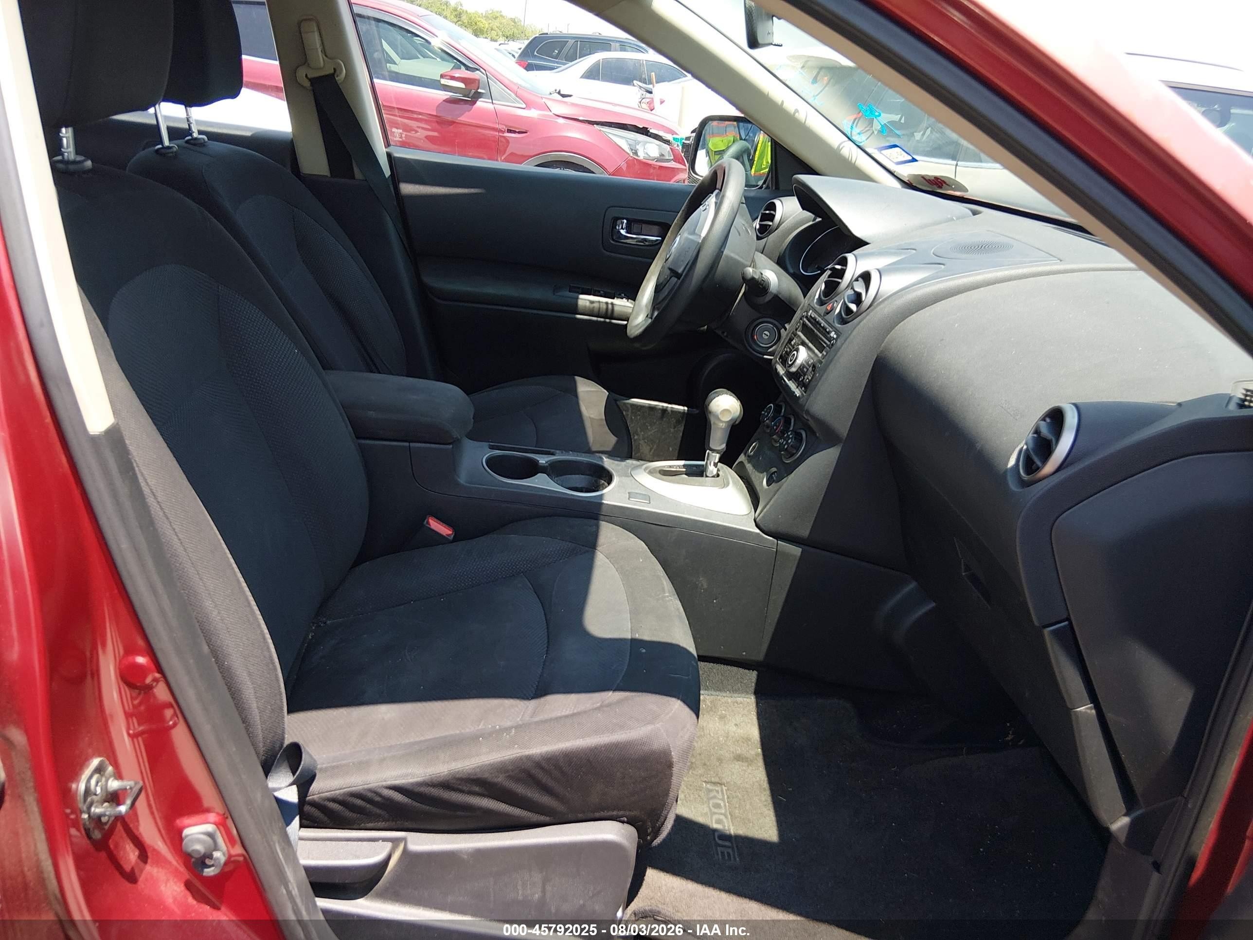 2012 Nissan Rogue S Red vin: JN8AS5MT2CW283278
